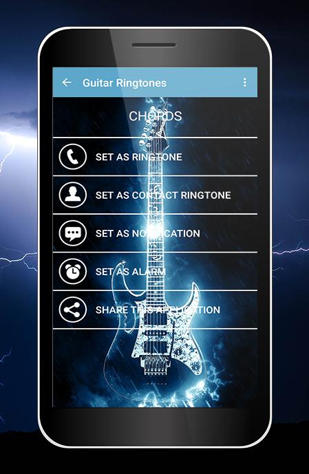 اسکرین شات 3 برنامه Guitar Ringtones
