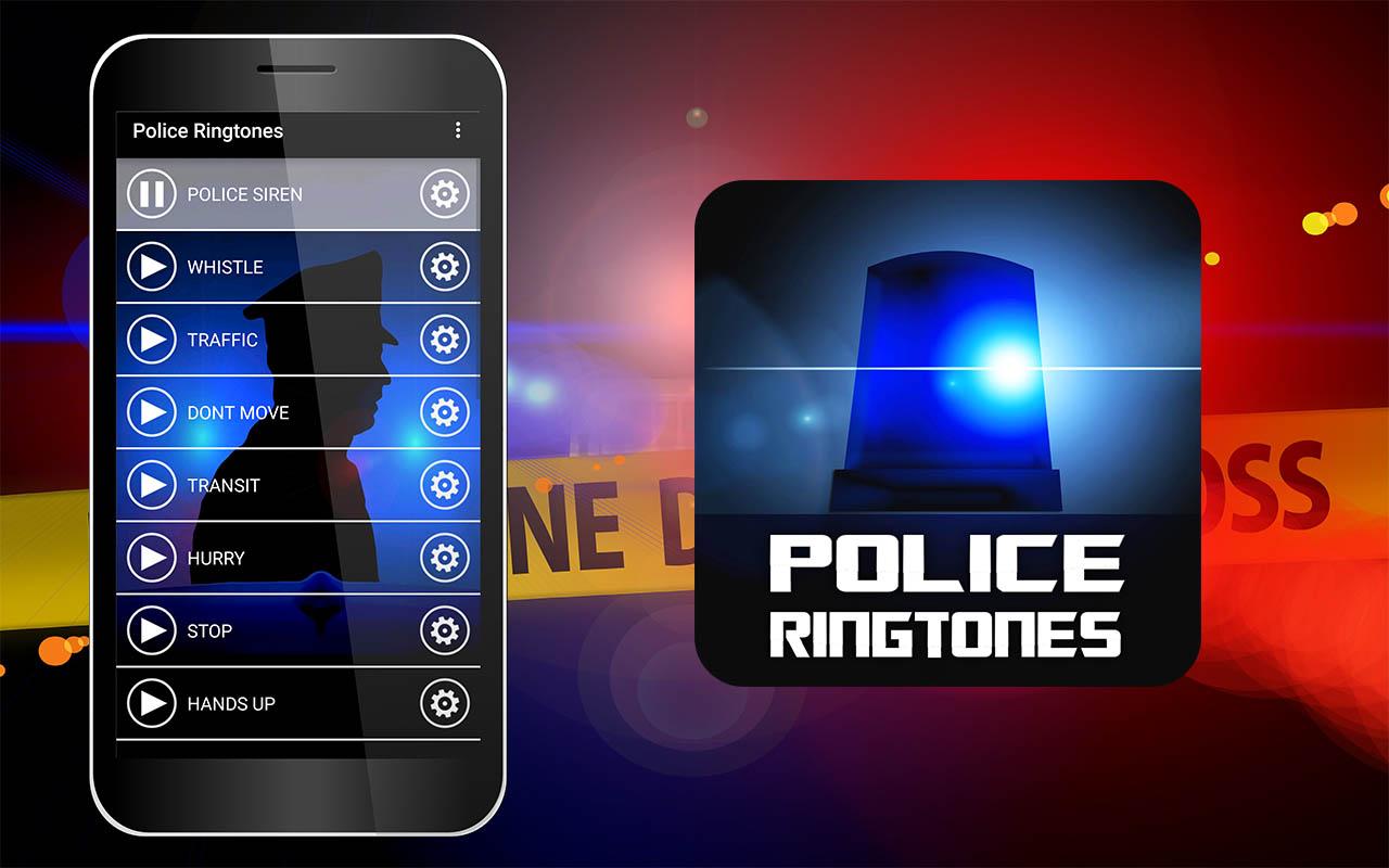 اسکرین شات 6 برنامه Police Ringtones & Sounds