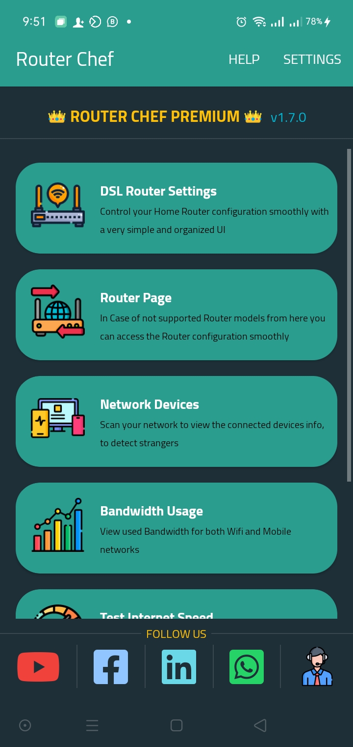 اسکرین شات 1 برنامه Router Chef