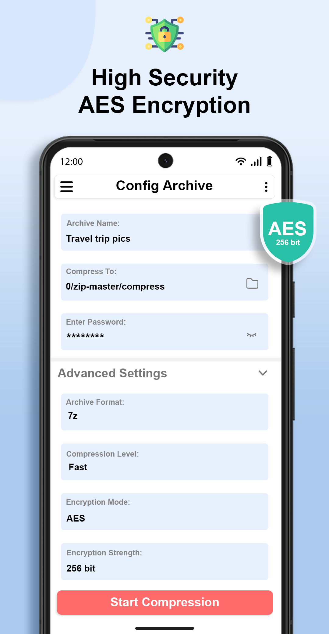 اسکرین شات 3 برنامه ZipSync : RAR & Zip Extractor