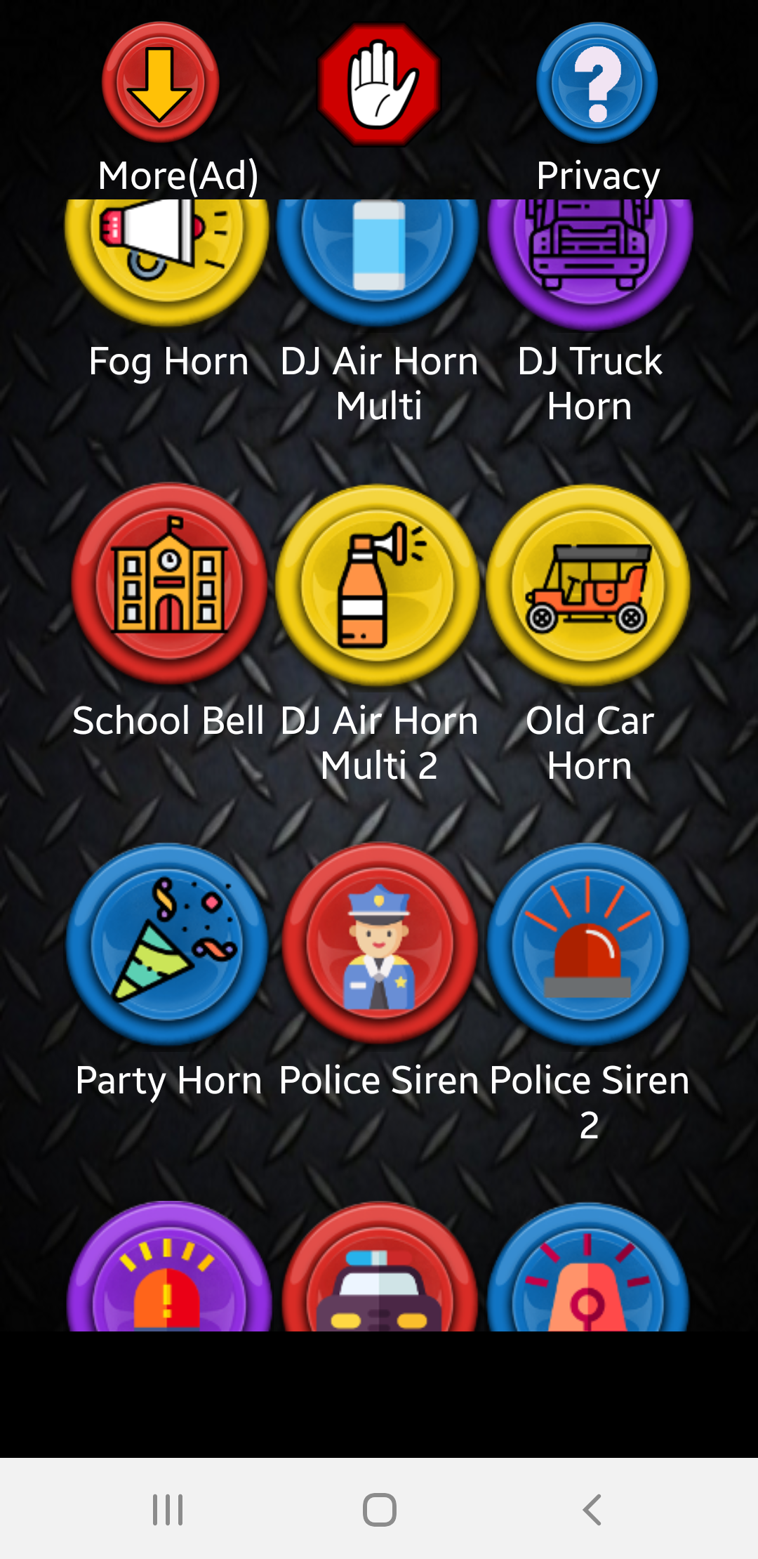 اسکرین شات 1 برنامه Sirens and Horns