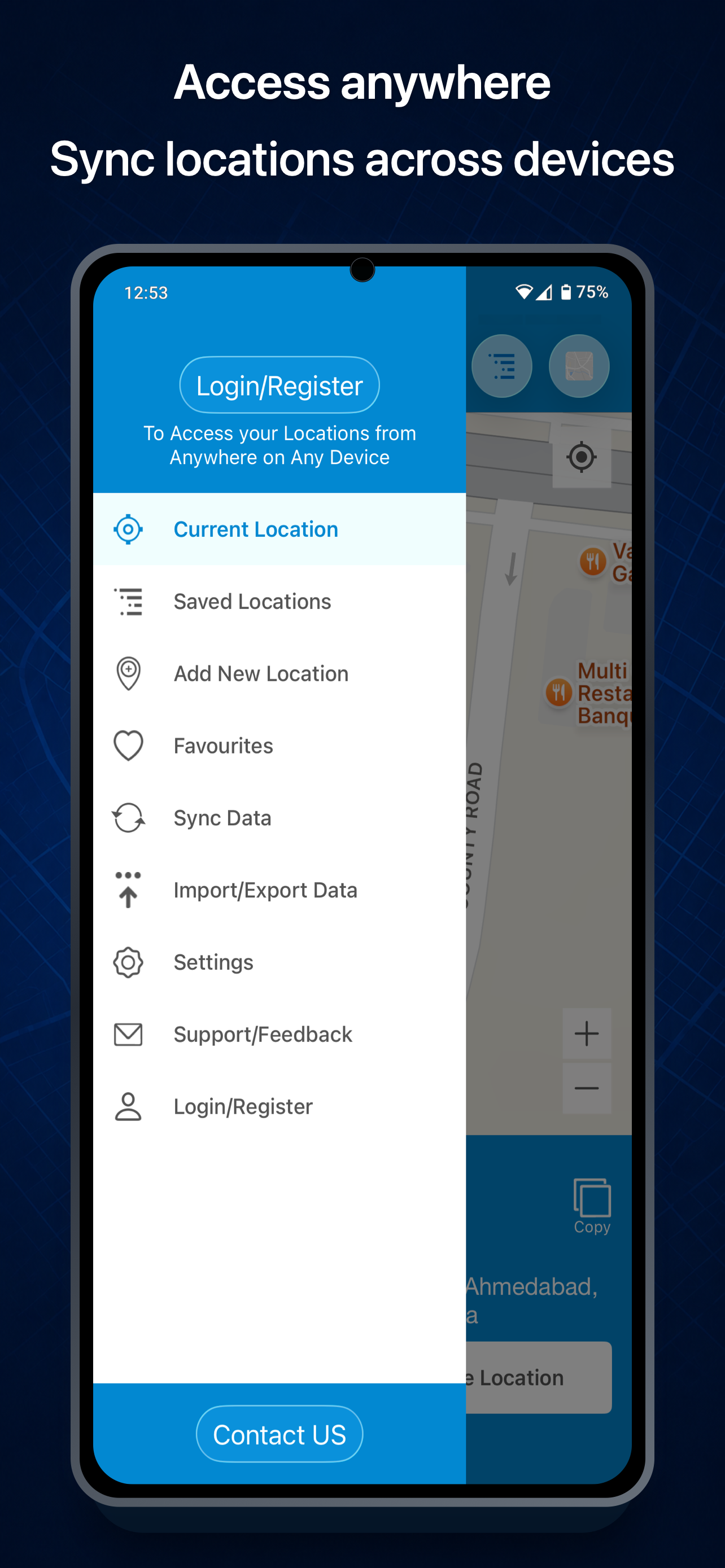 اسکرین شات 7 برنامه Save Location GPS - Live Share