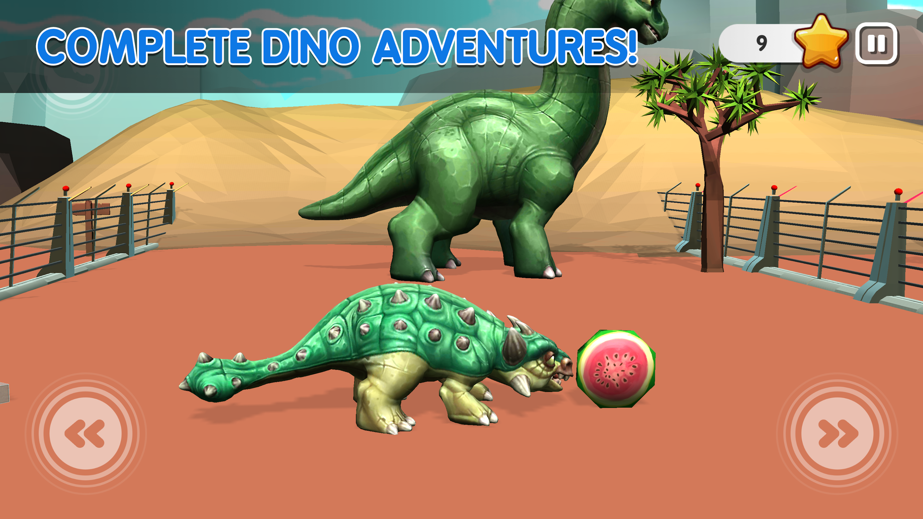 اسکرین شات 3 بازی Dinosaur Park Game