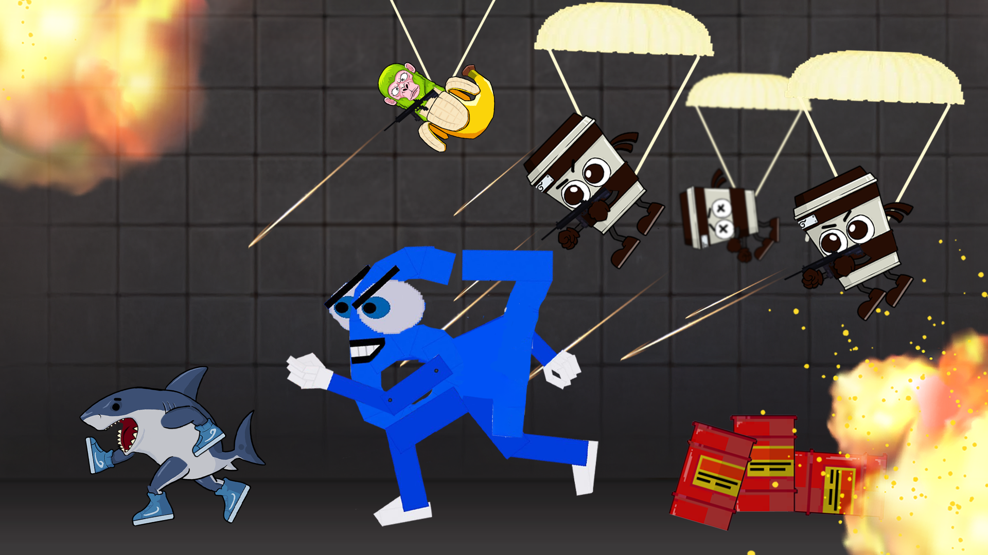 اسکرین شات 1 بازی Ragdoll 3: Monster Playground