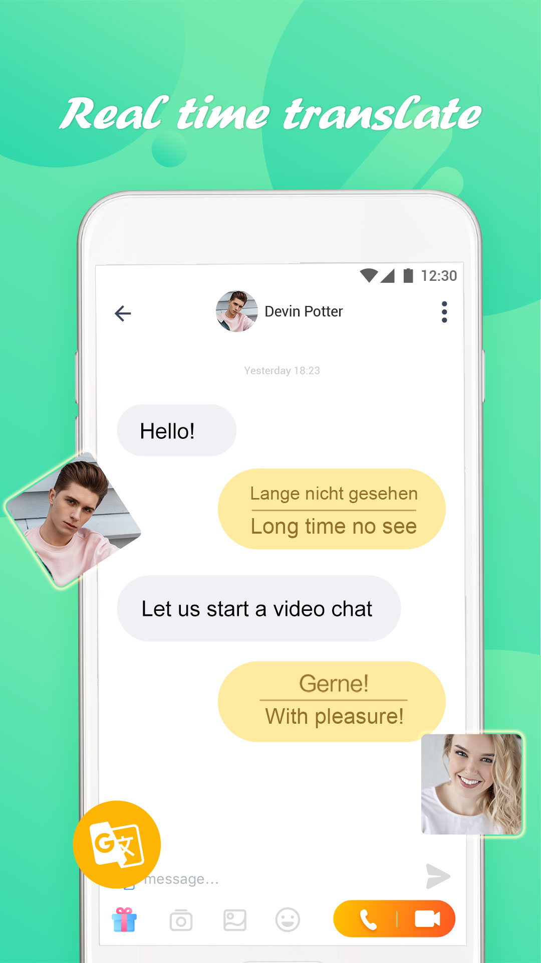 اسکرین شات 4 برنامه Tumile - Live Video Chat