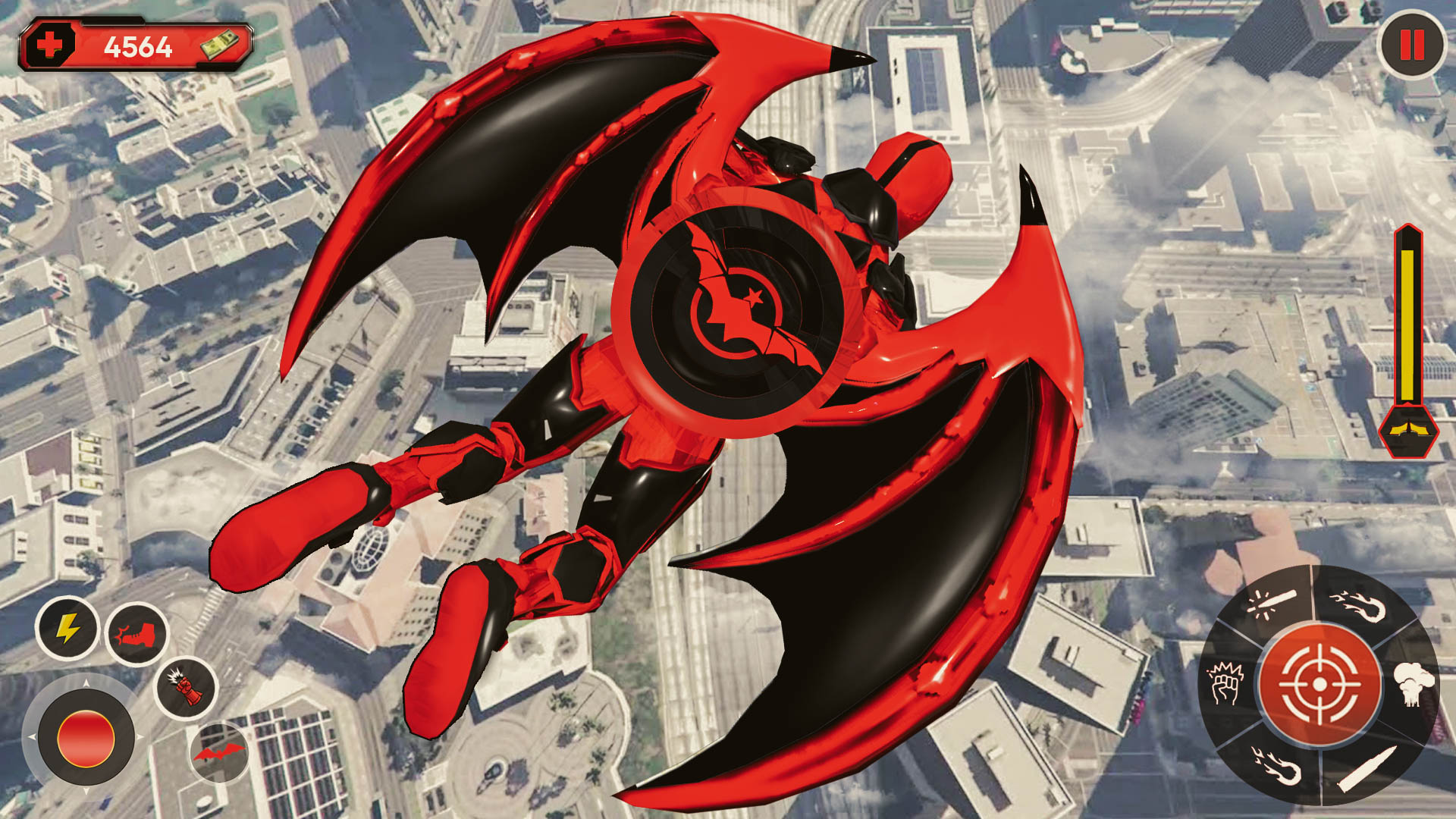 اسکرین شات 1 بازی Flying Bat Robot Bike Game