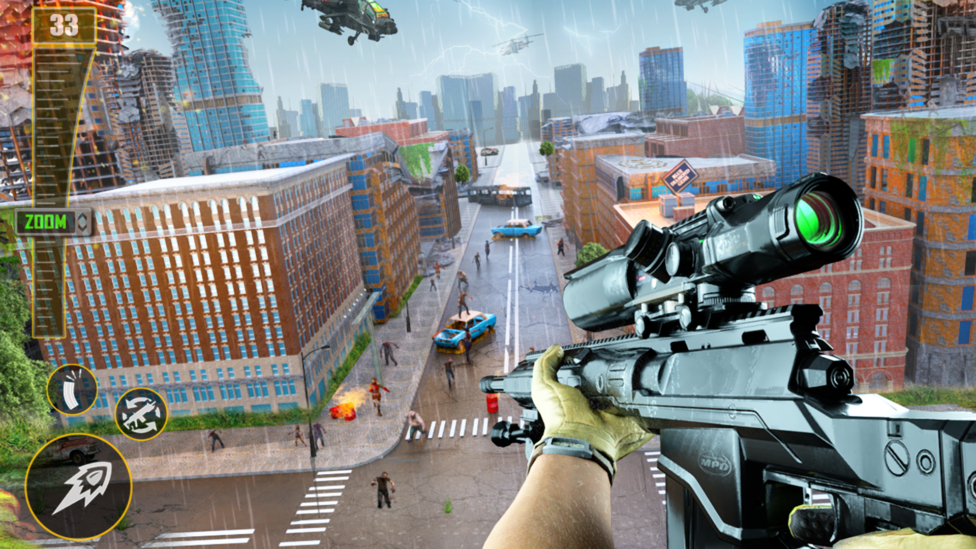 اسکرین شات 2 بازی FPS Sniper Gun Shooting Game