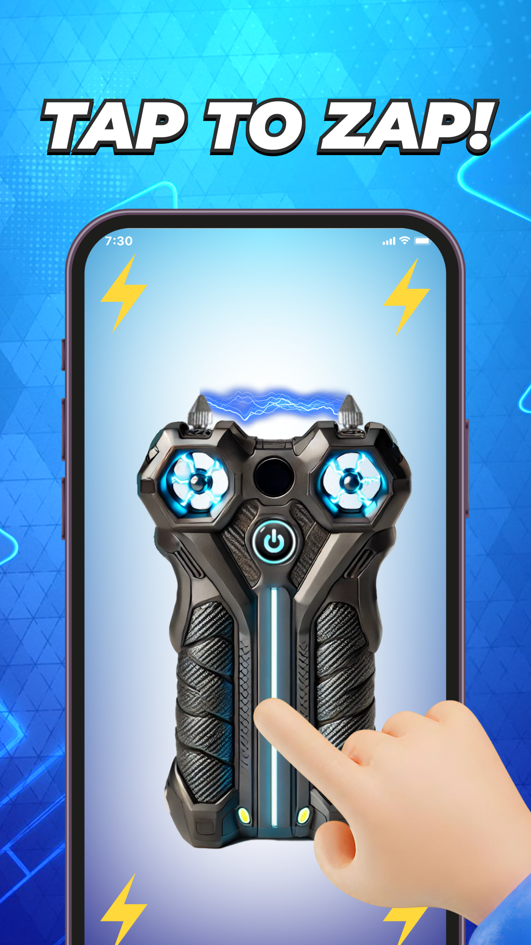 اسکرین شات 3 برنامه Electric Stun Gun Simulator