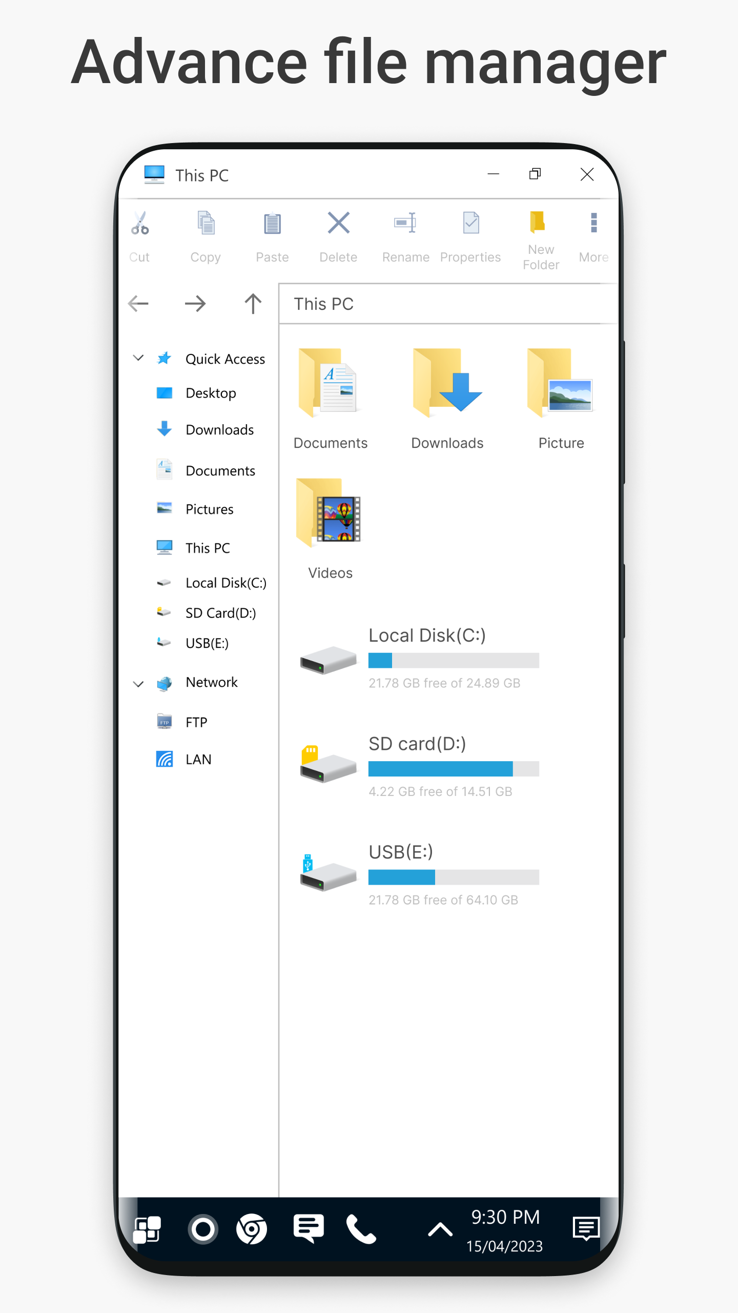اسکرین شات 5 برنامه Win 11 Launcher