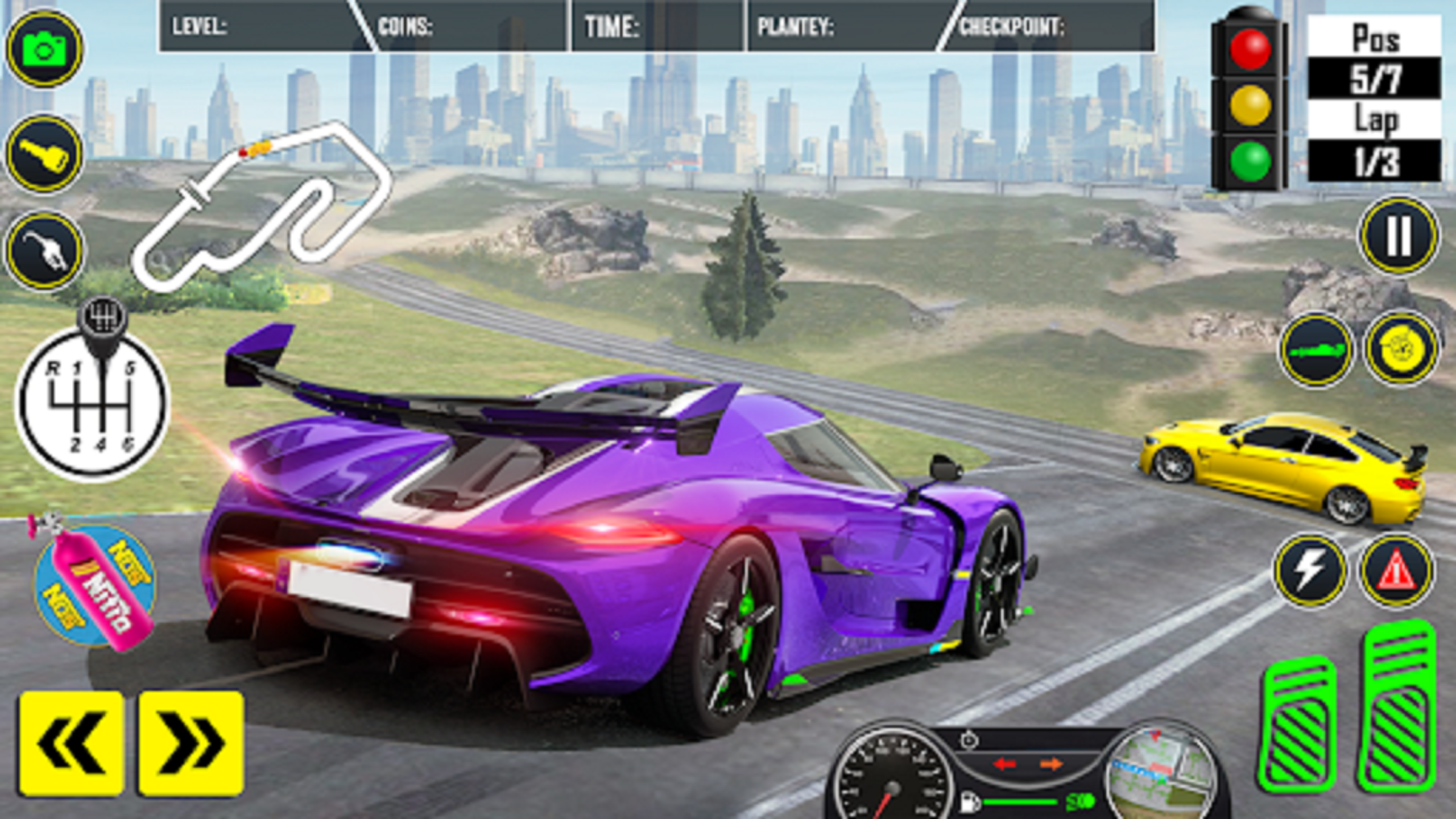 اسکرین شات 7 برنامه Crazy Car Transport Truck Game