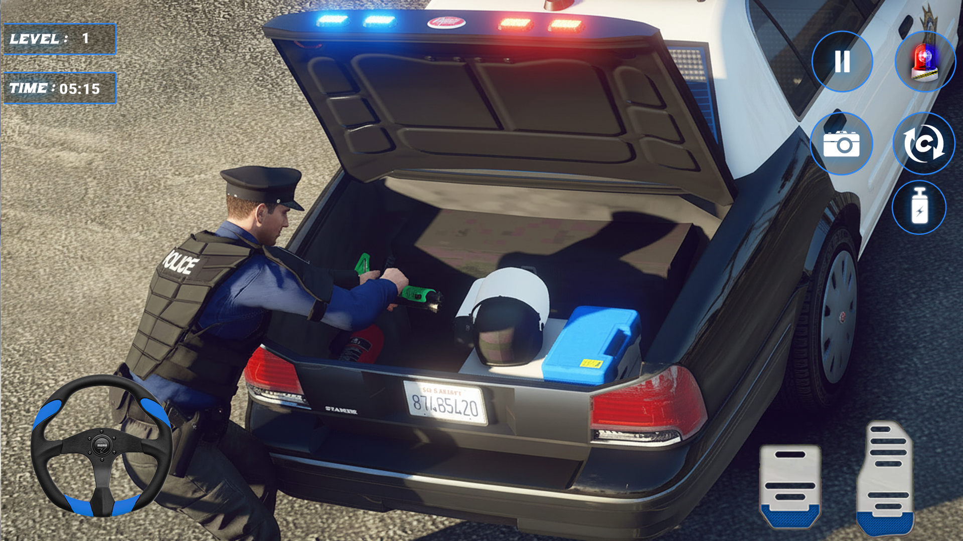 اسکرین شات 6 بازی Real City Police Car Simualtor