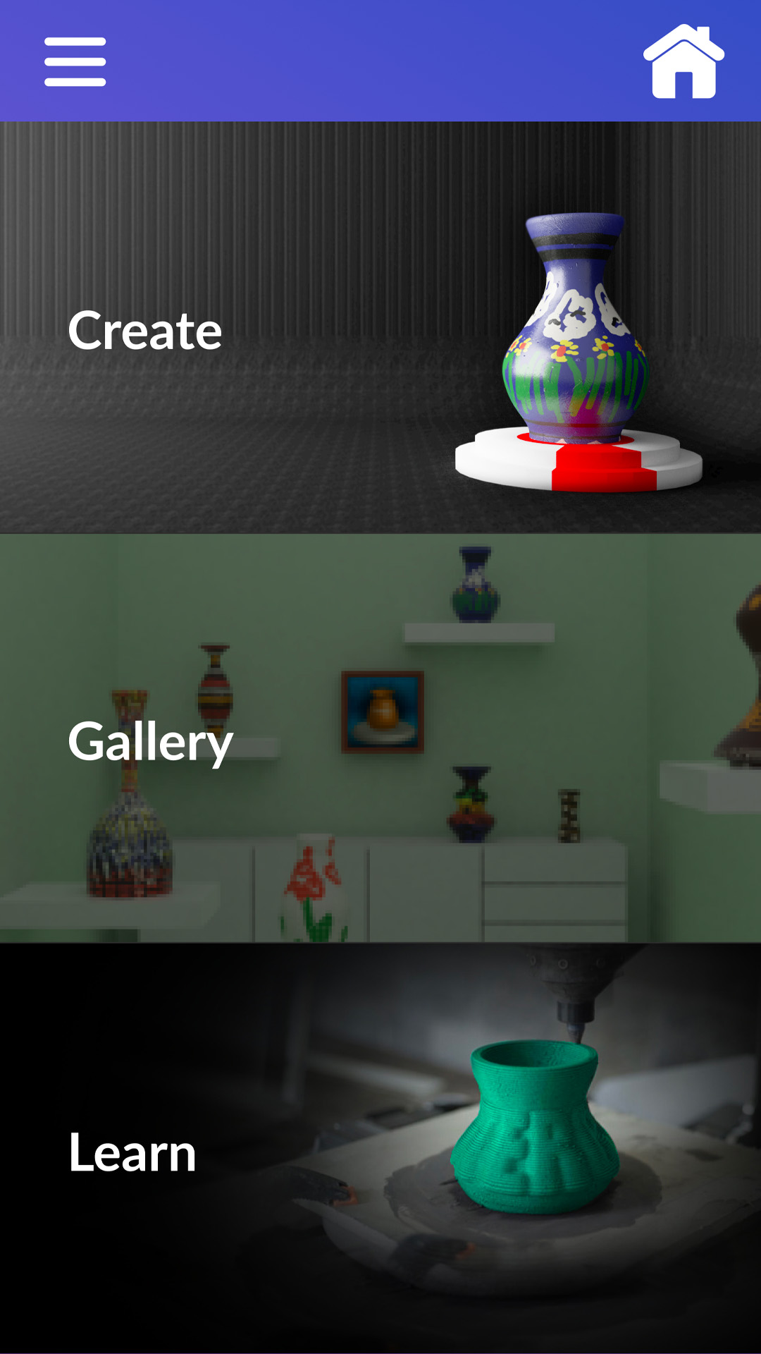اسکرین شات 2 برنامه ReallyMake: Pottery Sculpting