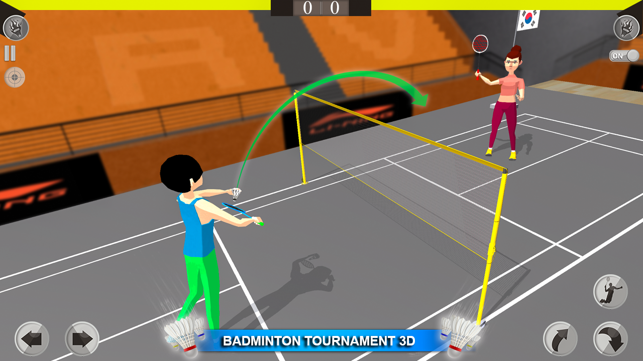 اسکرین شات 4 بازی Badminton 3D: Sports Games