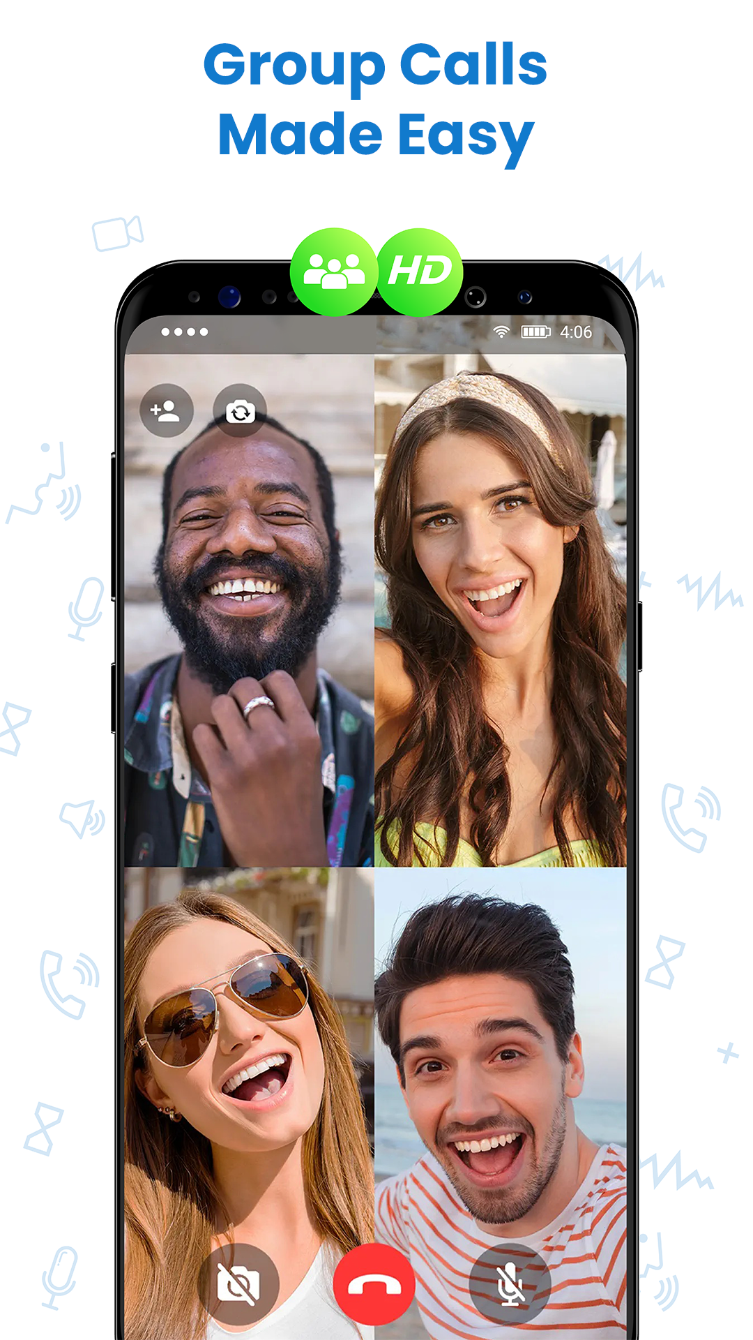 اسکرین شات 2 برنامه Video Call