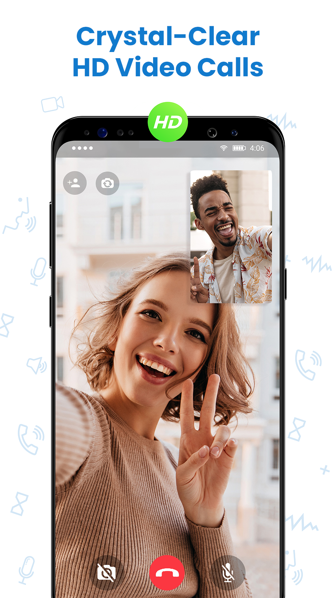 اسکرین شات 1 برنامه Video Call