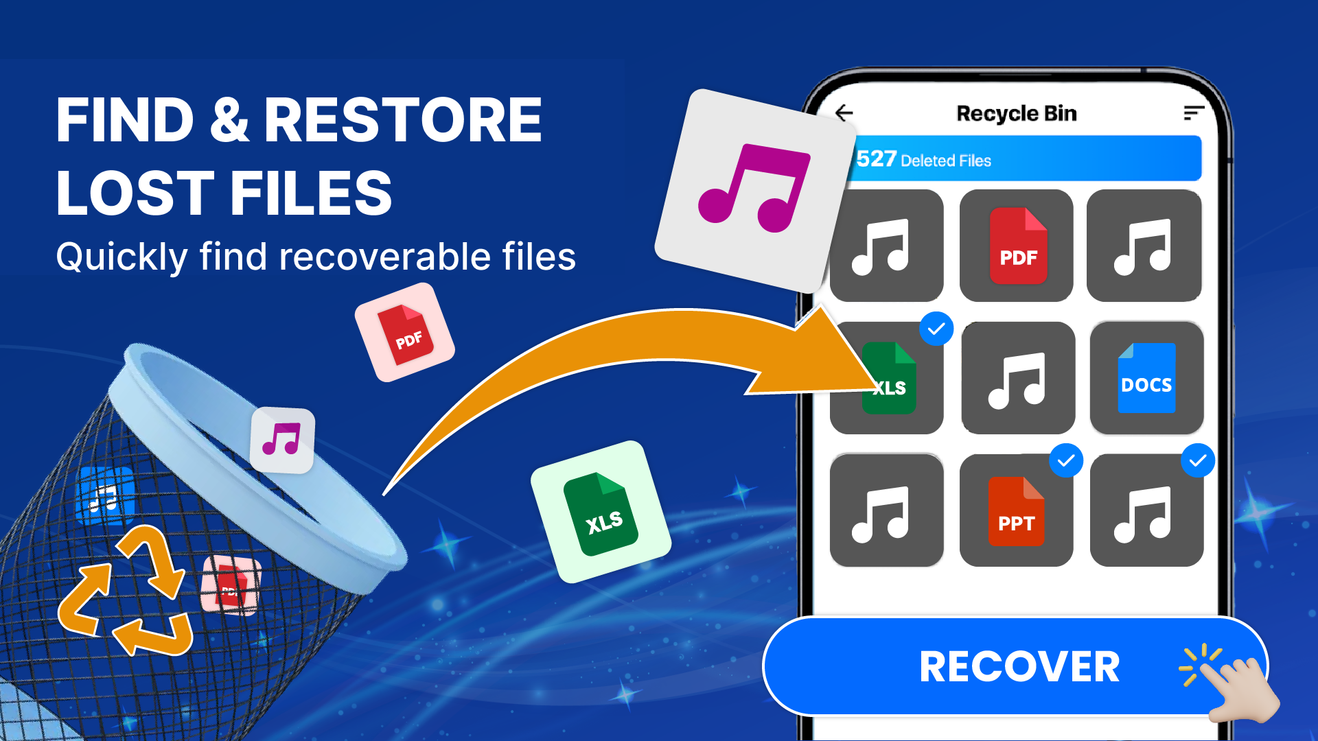 اسکرین شات 2 برنامه Photo Recovery, Restore Files