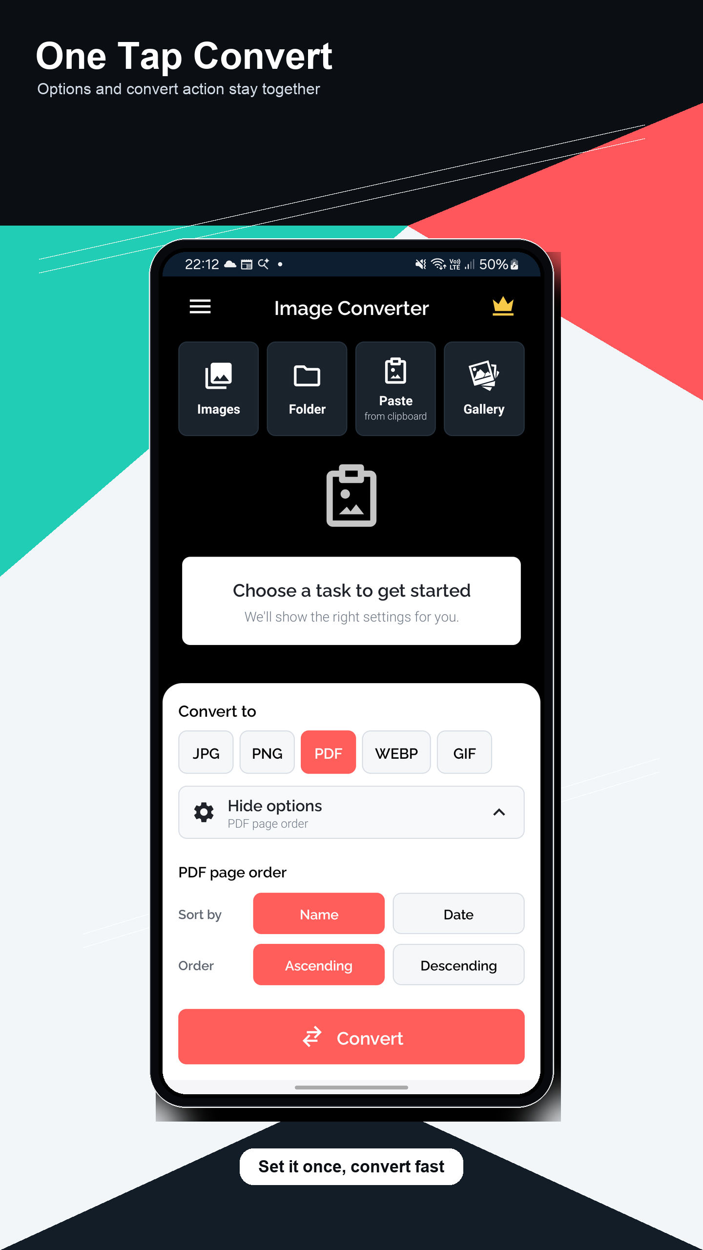 اسکرین شات 5 برنامه Image Converter: JPG PNG PDF