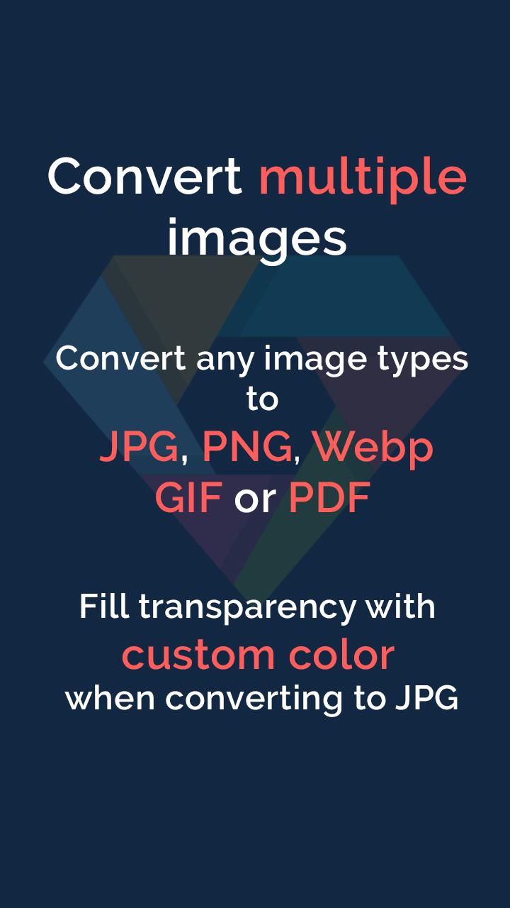 اسکرین شات 2 برنامه Image Converter: JPG PNG PDF