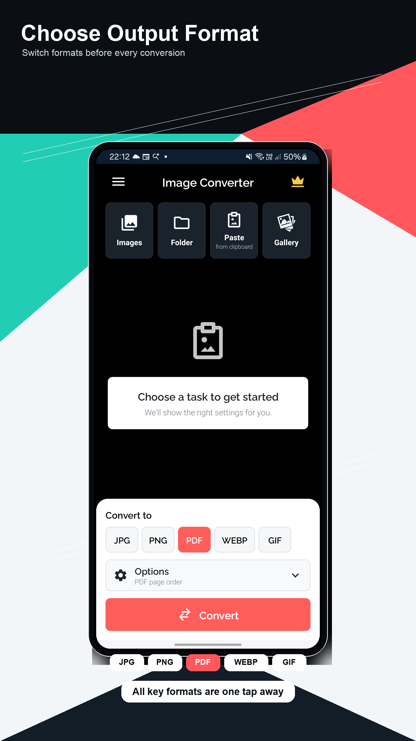 اسکرین شات 3 برنامه Image Converter: JPG PNG PDF