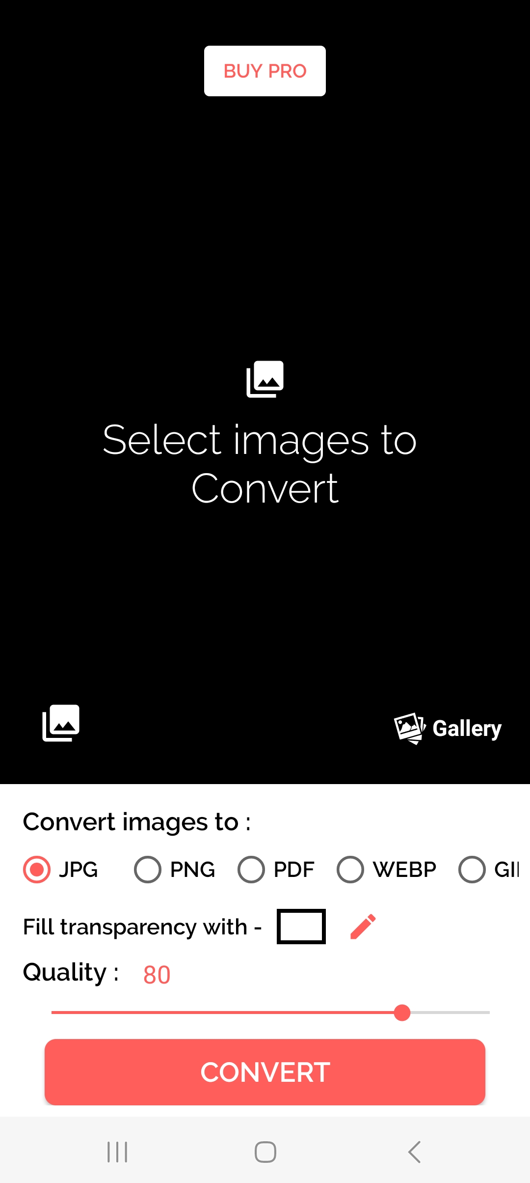 اسکرین شات 1 برنامه Image Converter: JPG PNG PDF