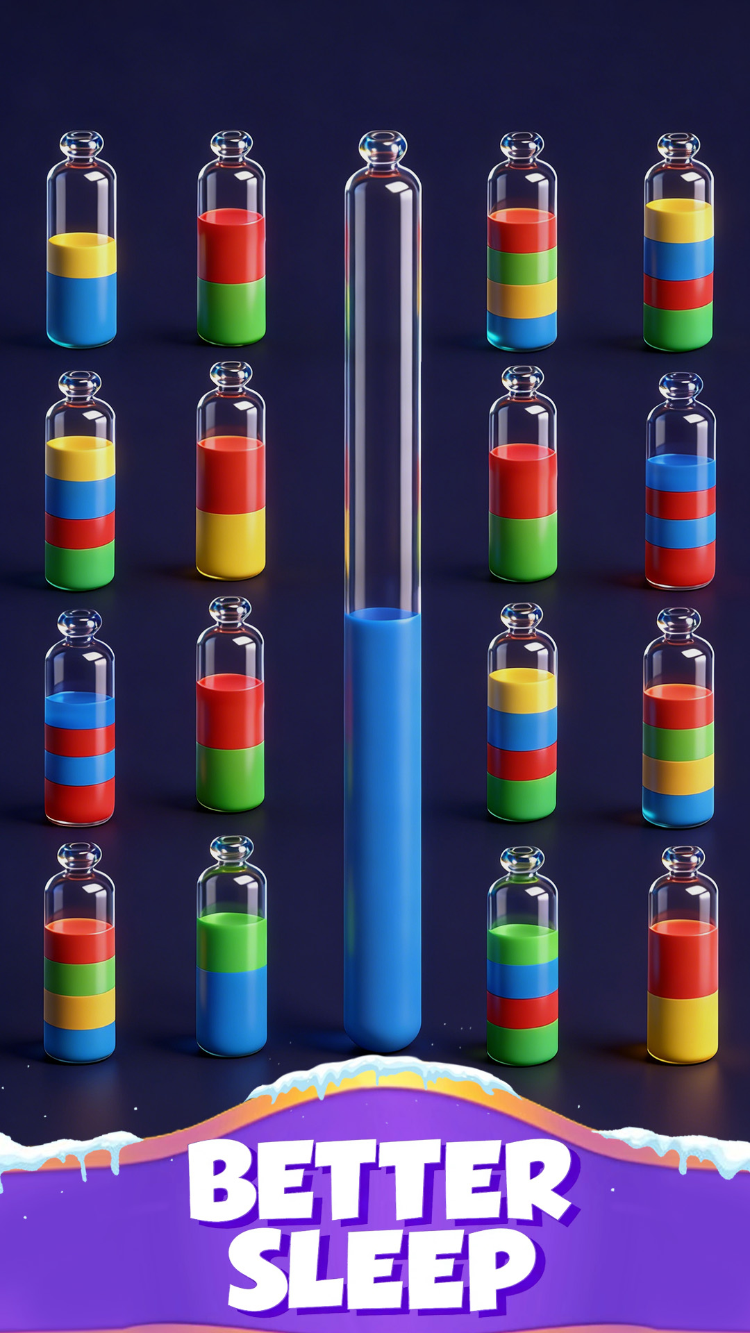 اسکرین شات 3 بازی Water Match® - ASMR Water Sort