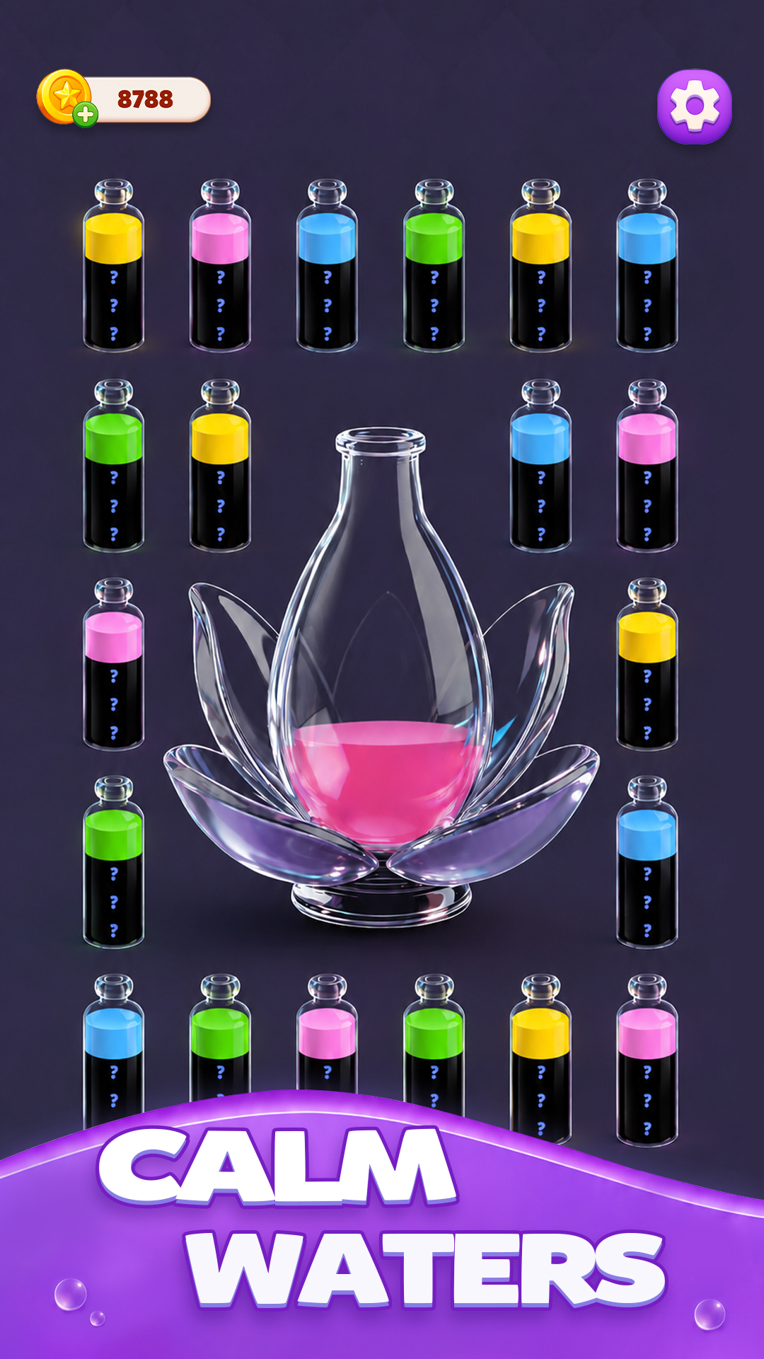 اسکرین شات 1 بازی Water Match® - ASMR Water Sort