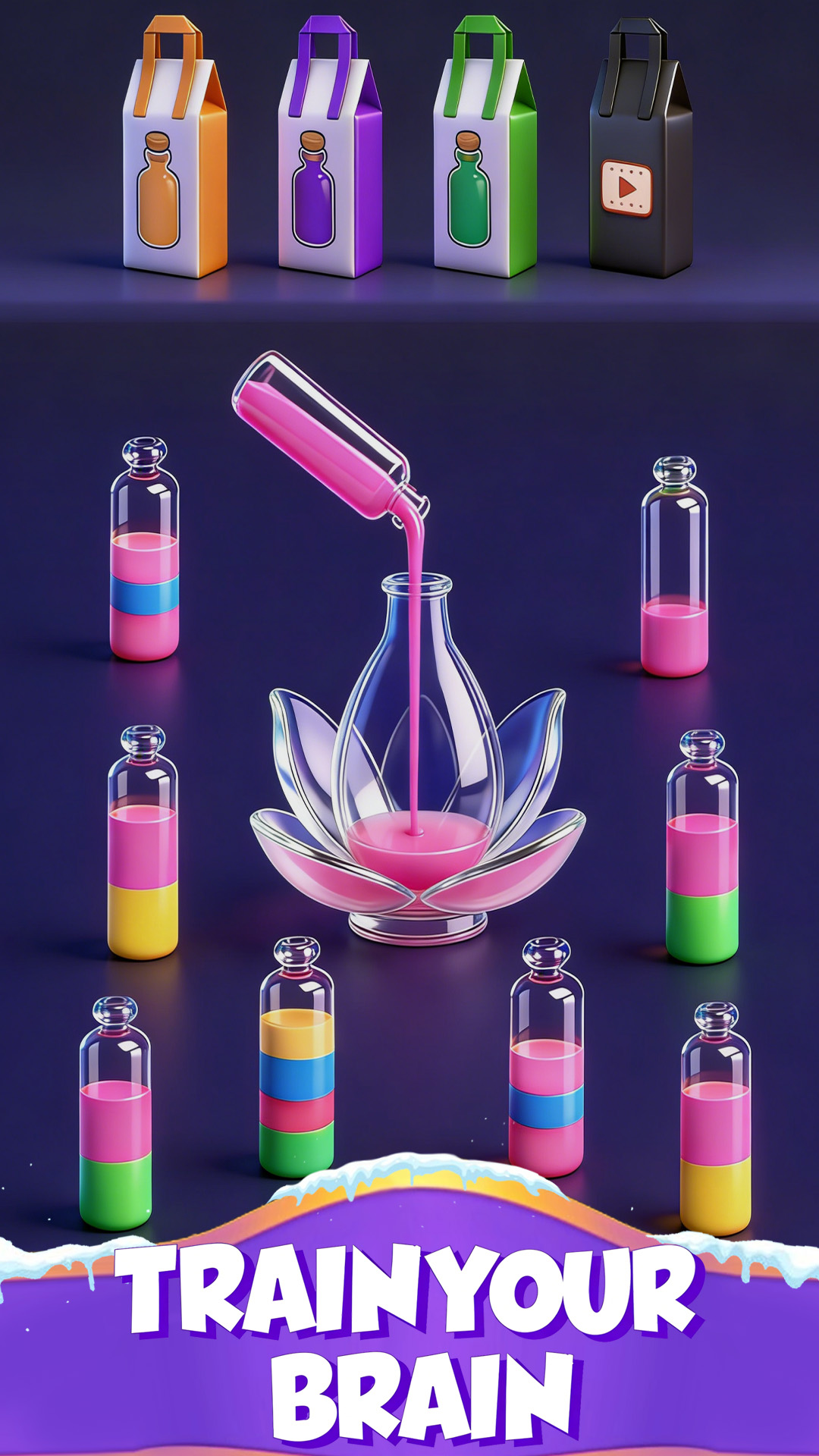 اسکرین شات 5 بازی Water Match® - ASMR Water Sort