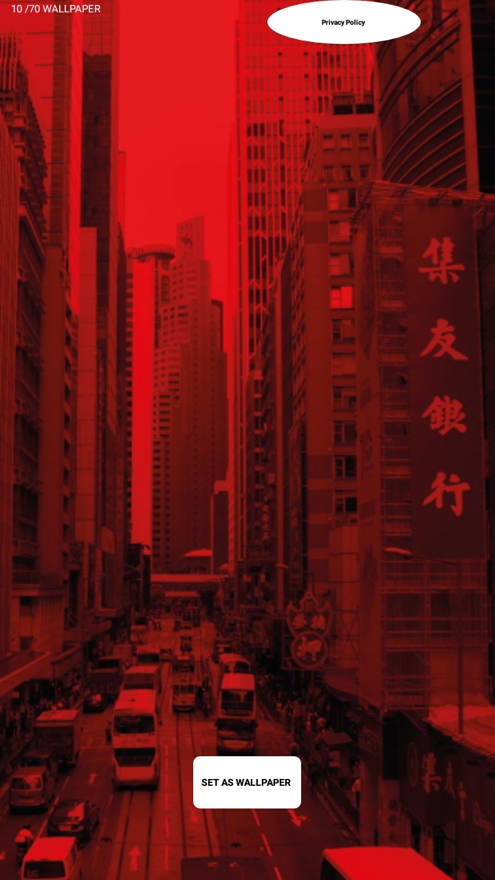 اسکرین شات 10 برنامه 5. قرمز تصاویر زمینه