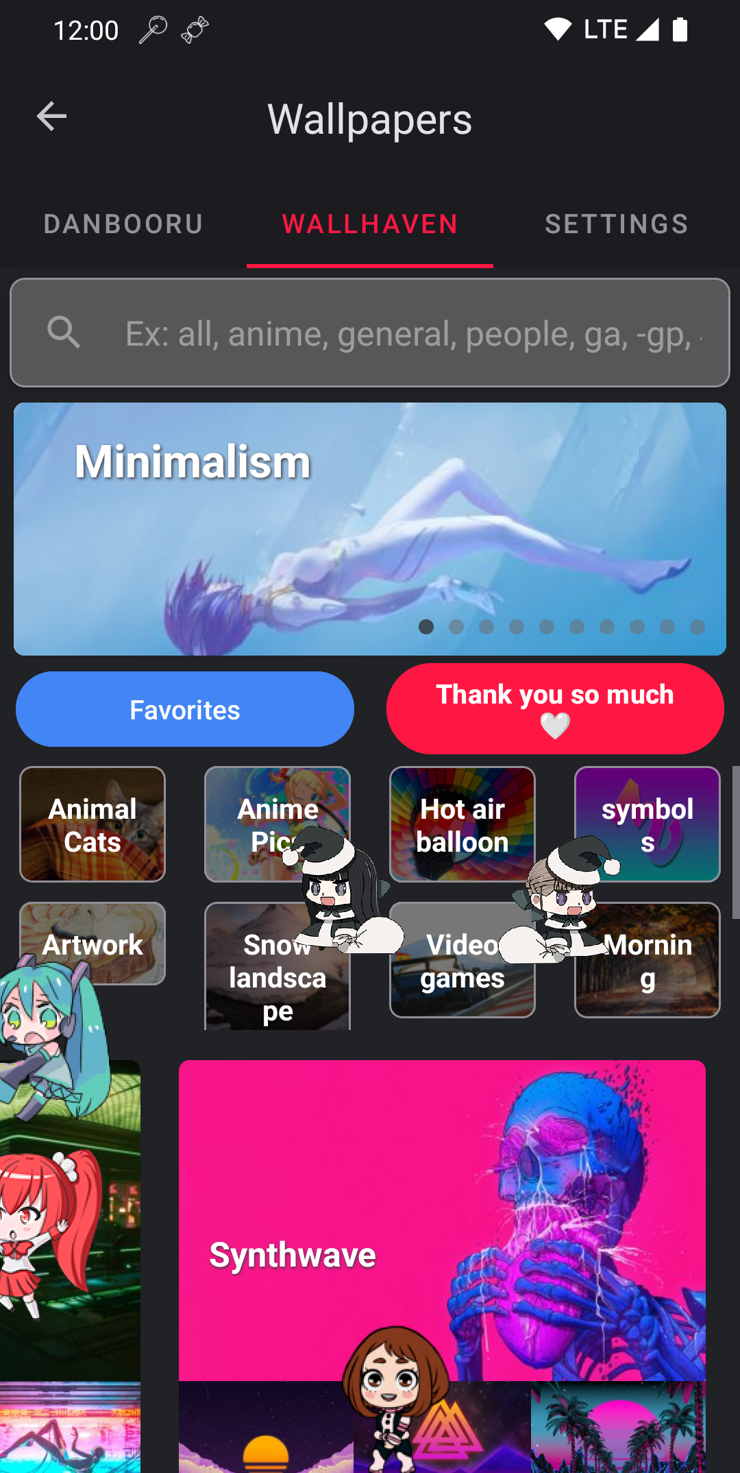 اسکرین شات 2 برنامه Akimeji: Shimeji & Padorus