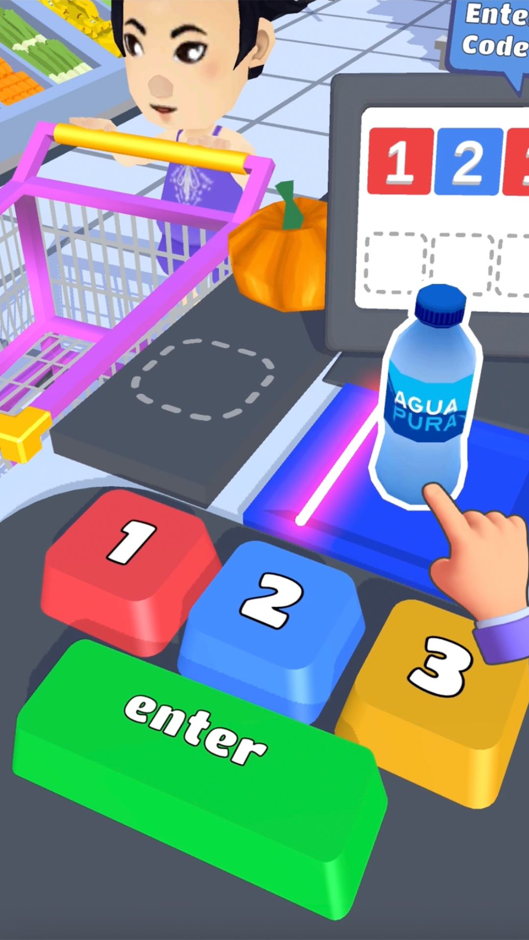 اسکرین شات 4 بازی Hypermarket 3D: Store Cashier