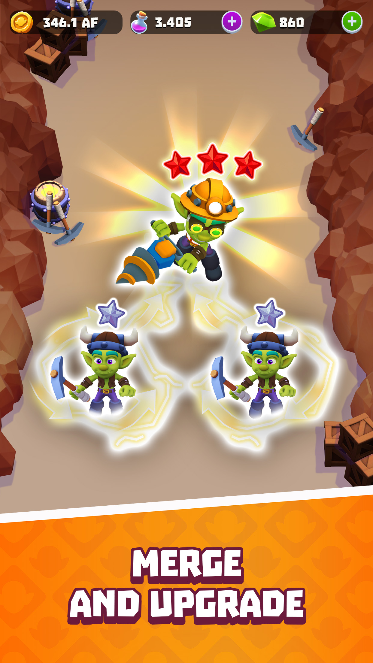 اسکرین شات 5 بازی Gold and Goblins: Mining Games