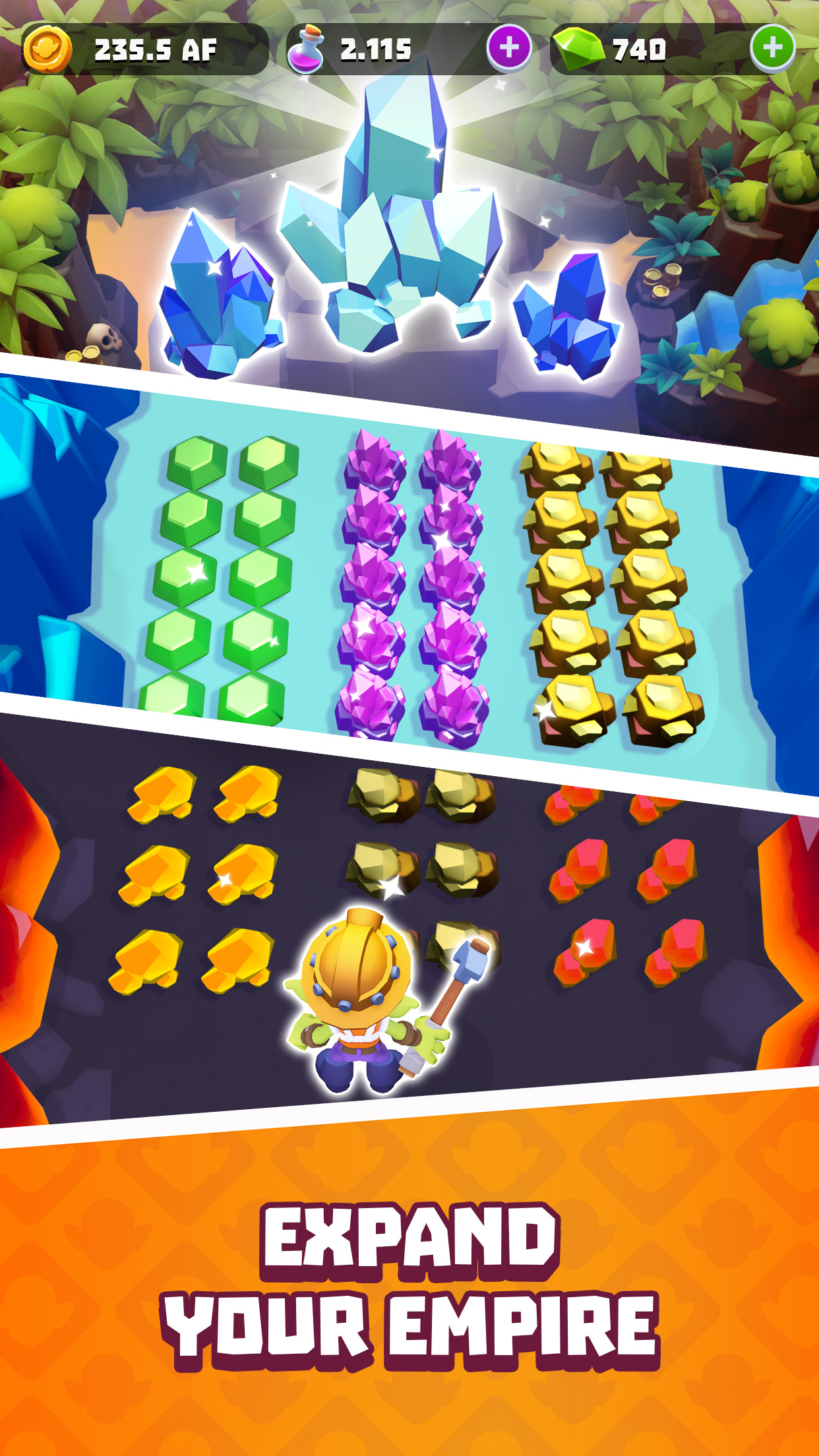 اسکرین شات 4 بازی Gold and Goblins: Mining Games