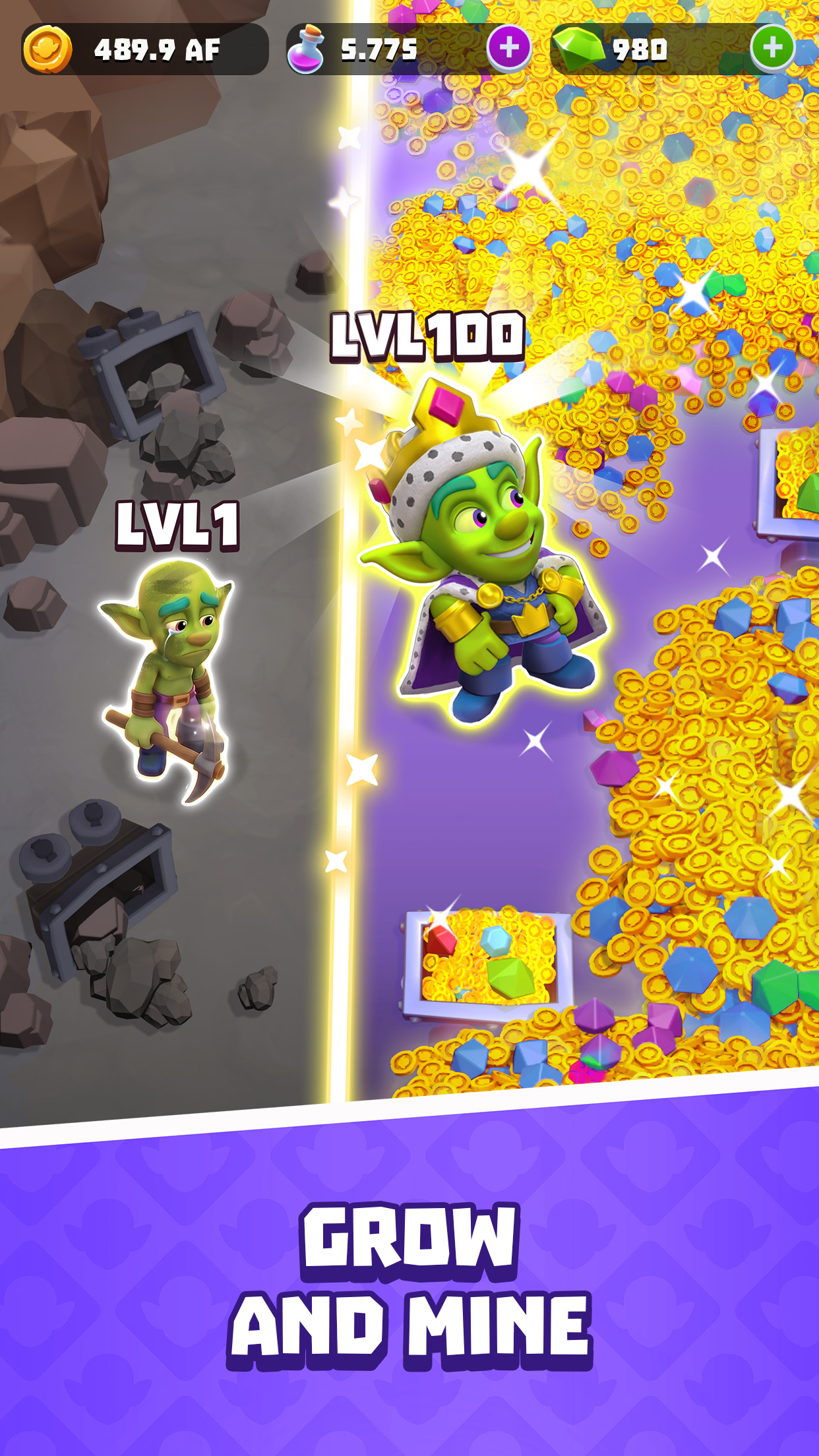 اسکرین شات 6 بازی Gold and Goblins: Mining Games