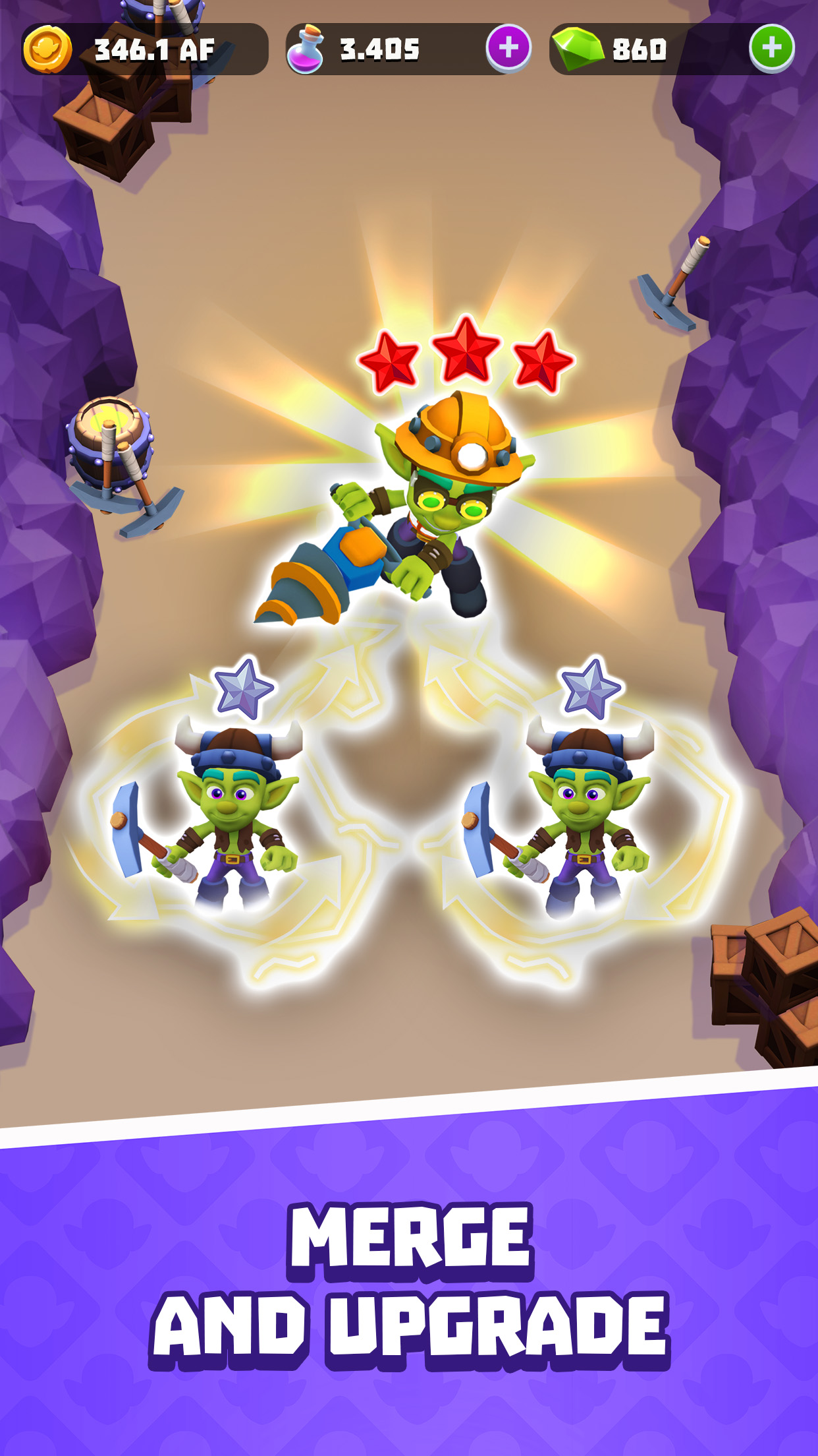 اسکرین شات 5 بازی Gold and Goblins: Mining Games