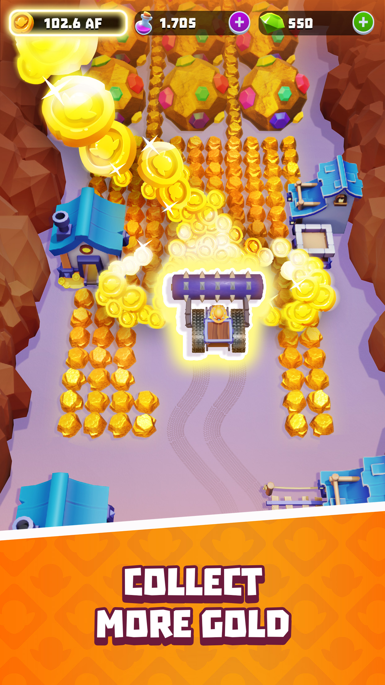 اسکرین شات 3 بازی Gold and Goblins: Mining Games