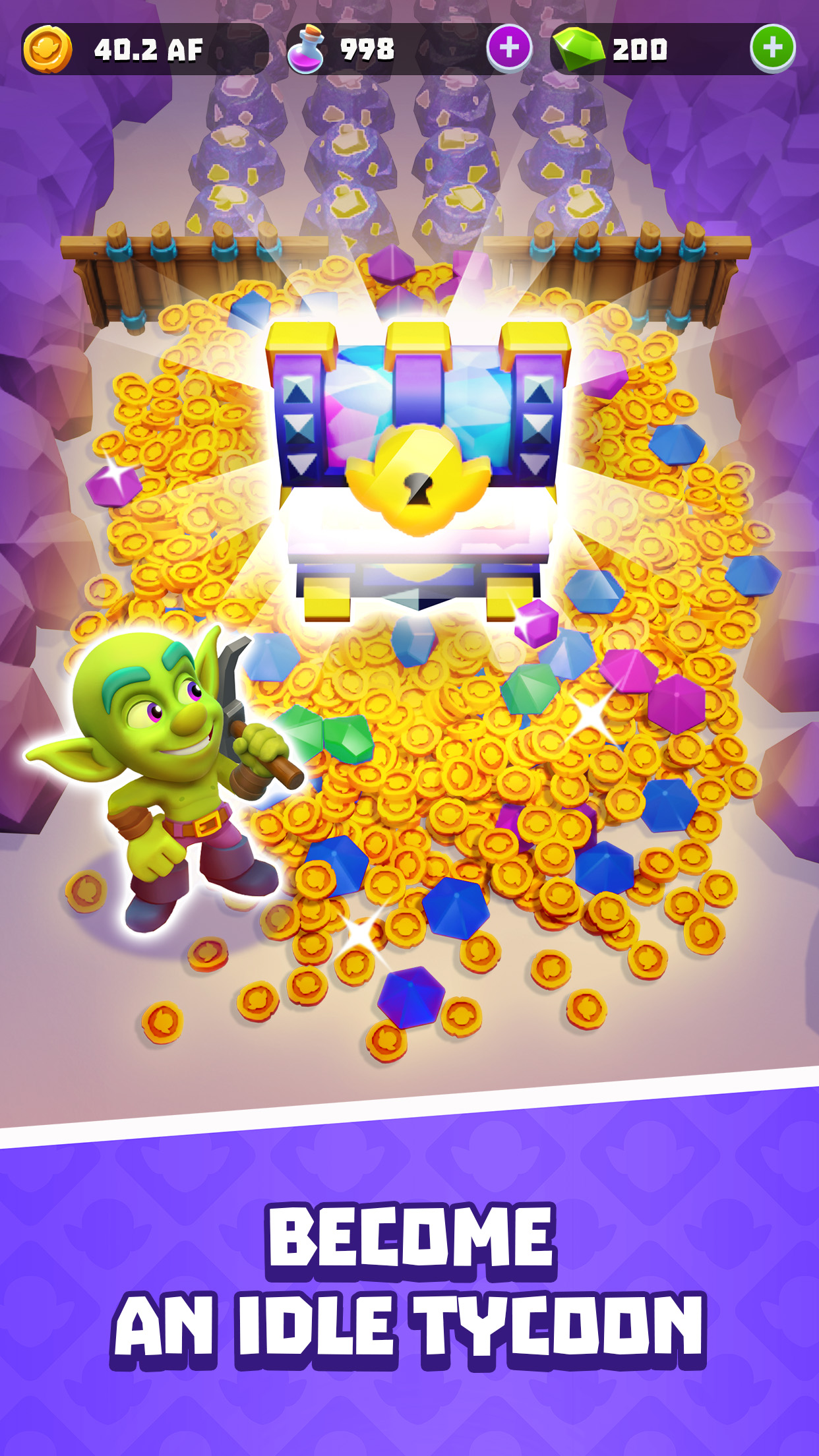 اسکرین شات 1 بازی Gold and Goblins: Mining Games