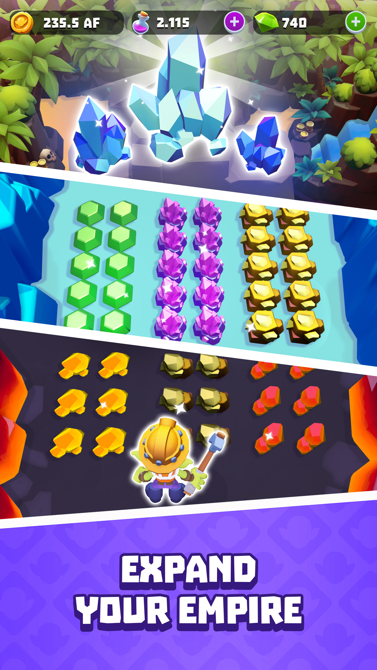اسکرین شات 4 بازی Gold and Goblins: Mining Games