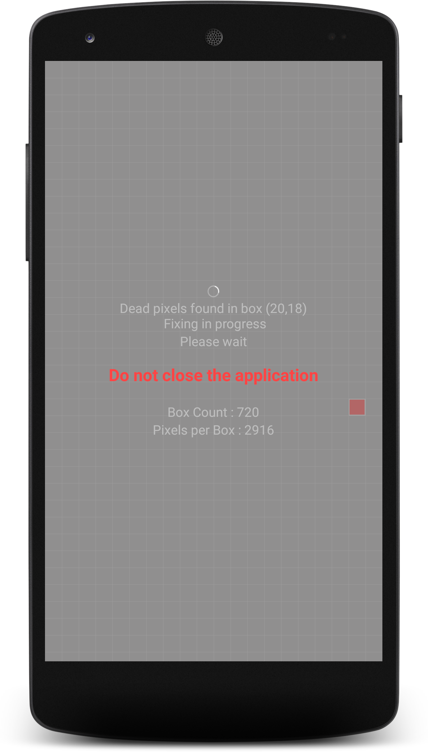 اسکرین شات 3 برنامه Touchscreen Dead pixels Repair