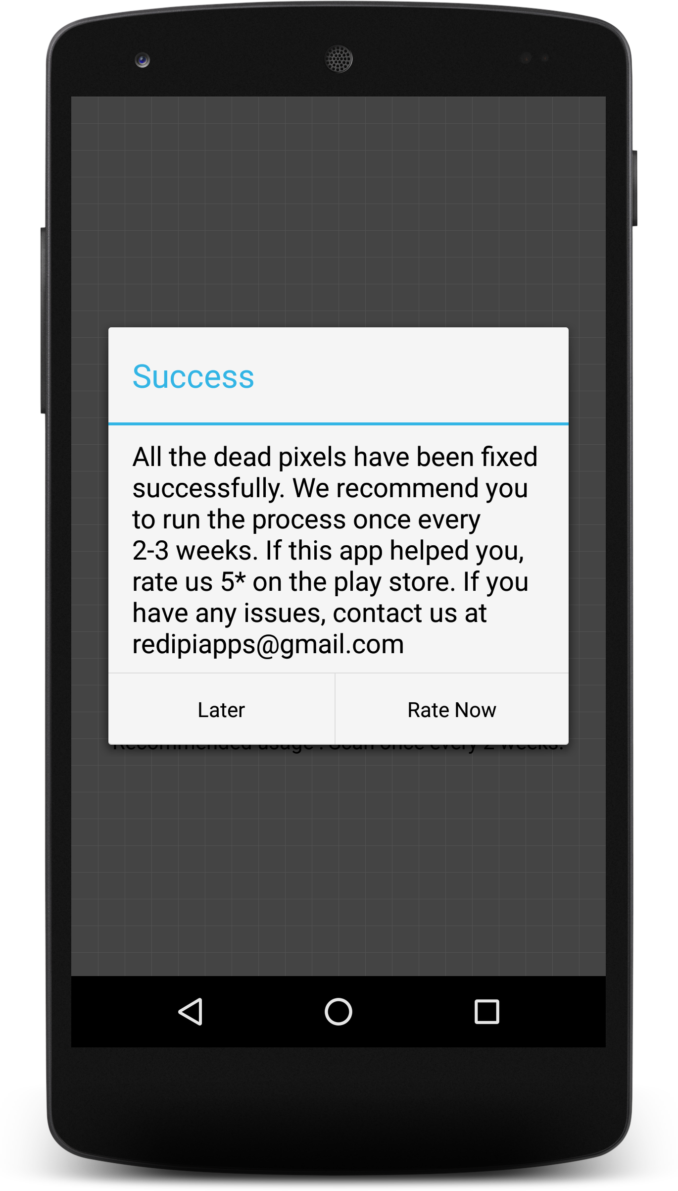 اسکرین شات 5 برنامه Touchscreen Dead pixels Repair