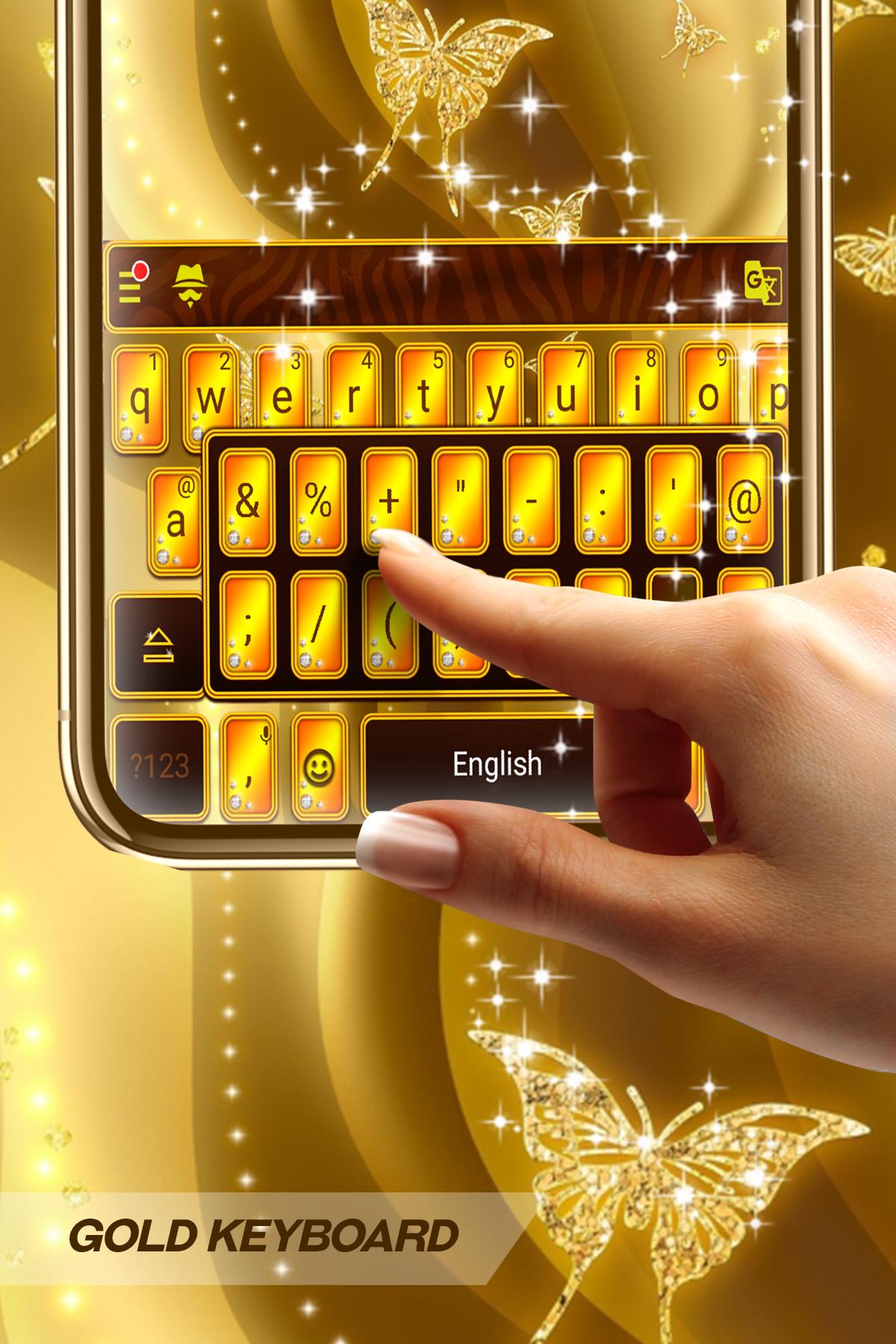 اسکرین شات 2 برنامه Gold Keyboard