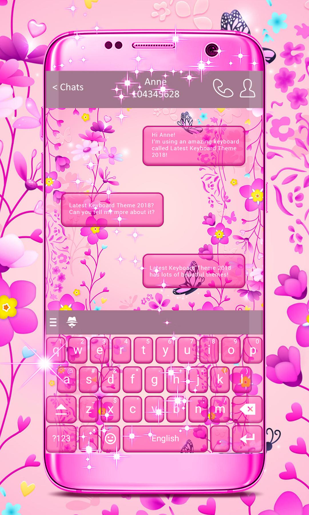 اسکرین شات 1 برنامه Latest Keyboard Theme 2021