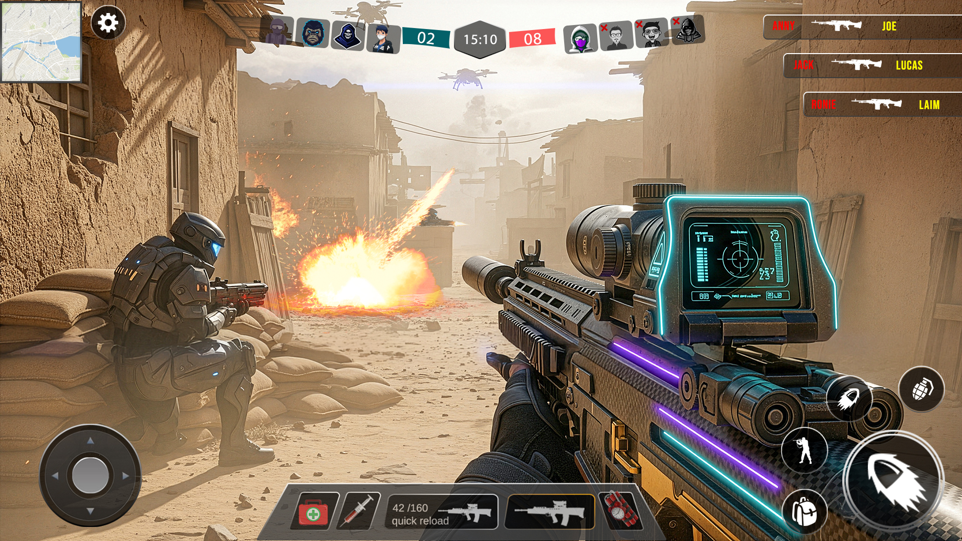 اسکرین شات 3 بازی Fps Offline Shooting Games