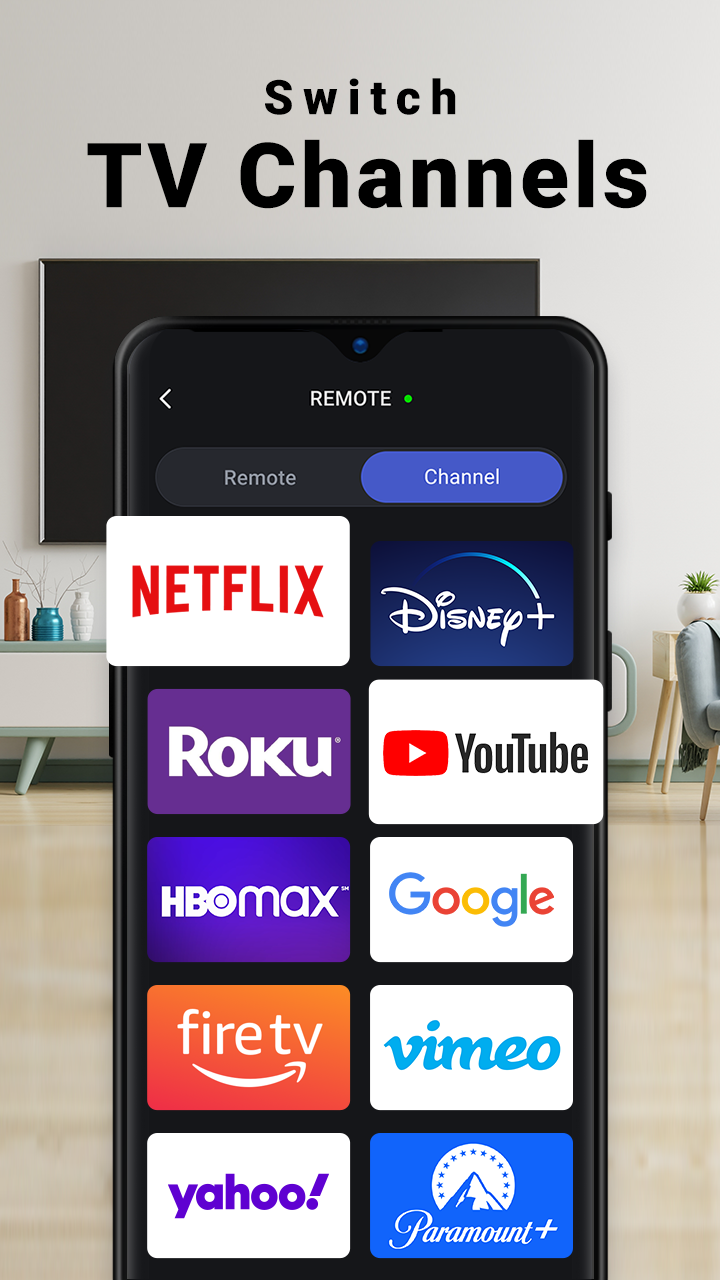 اسکرین شات 1 برنامه TV Remote Control for All TV