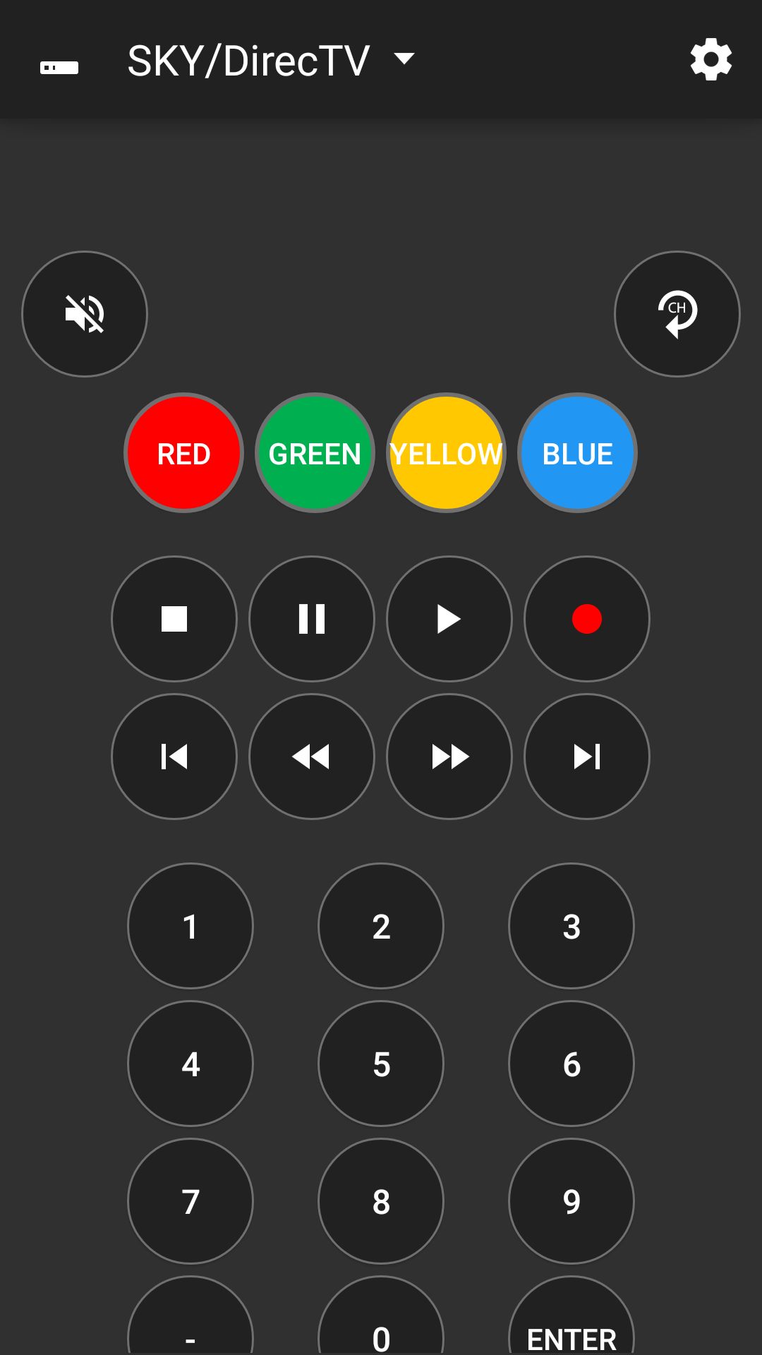 اسکرین شات 2 برنامه SKY Remote Control