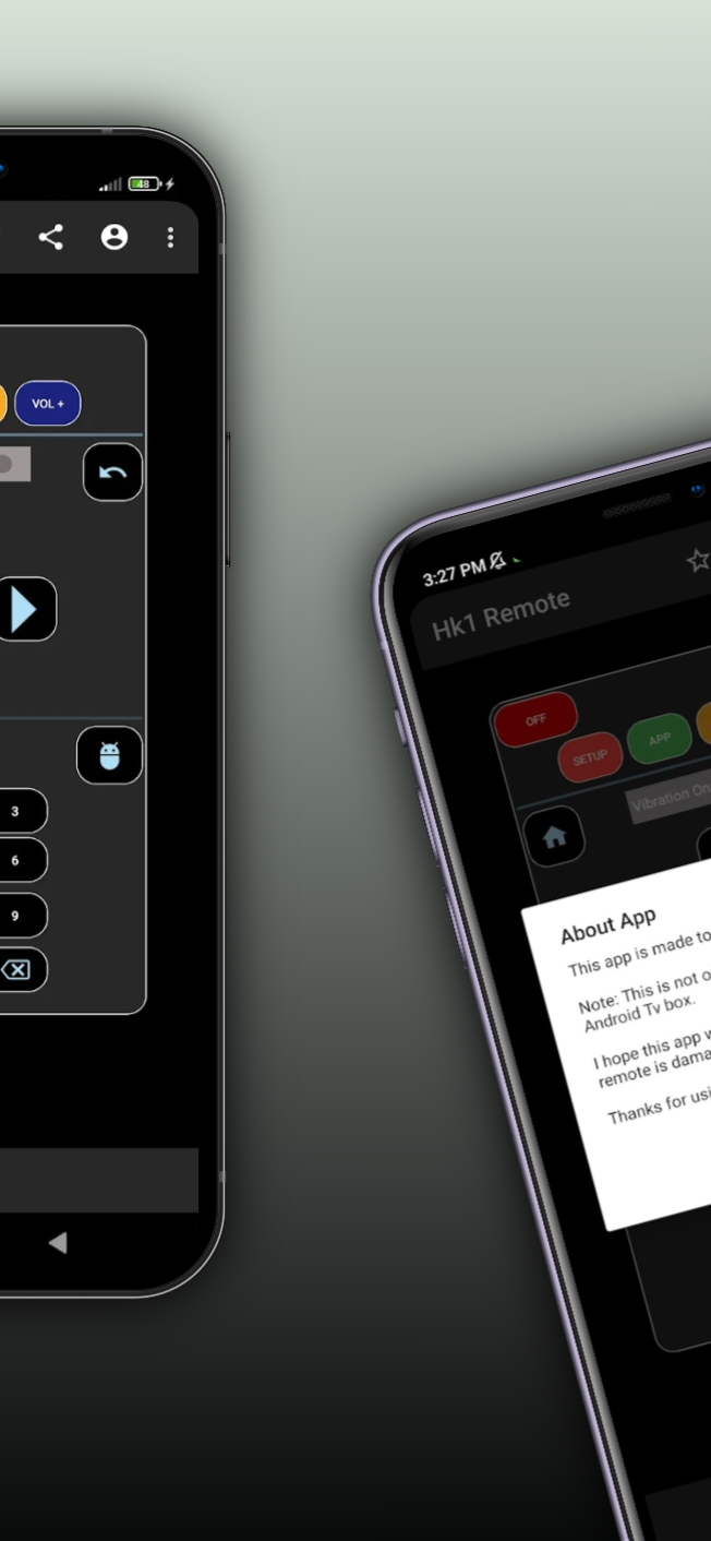 اسکرین شات 3 برنامه hk1 remote control