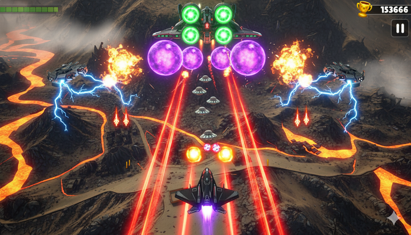 اسکرین شات 5 بازی 1945 Galaxy Shooter