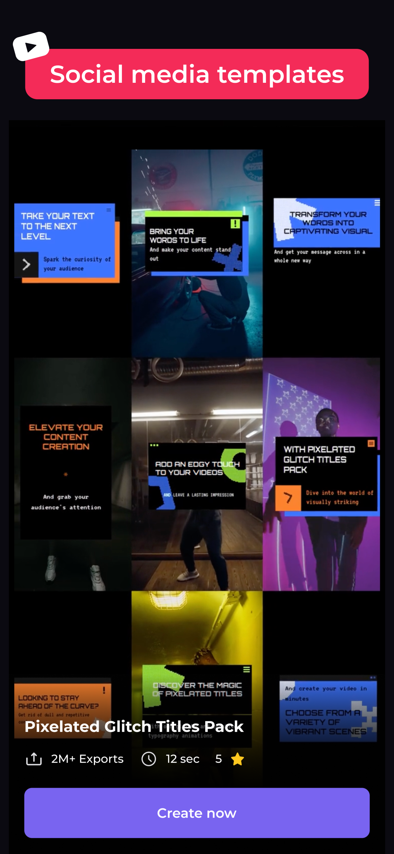 اسکرین شات 3 برنامه AI Video Maker - Renderforest