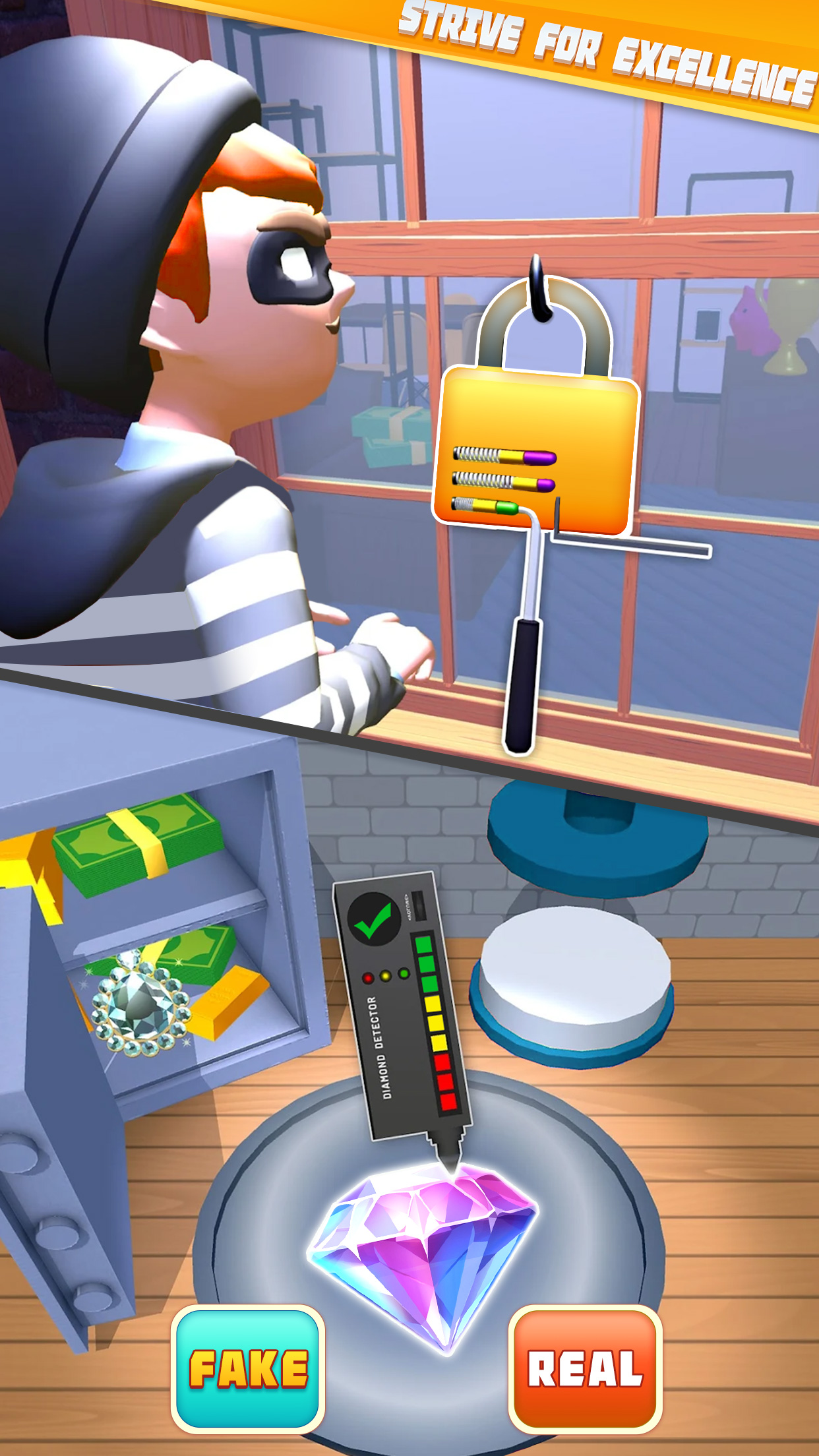 اسکرین شات 3 بازی Robbery Rob：Be A Billionaire