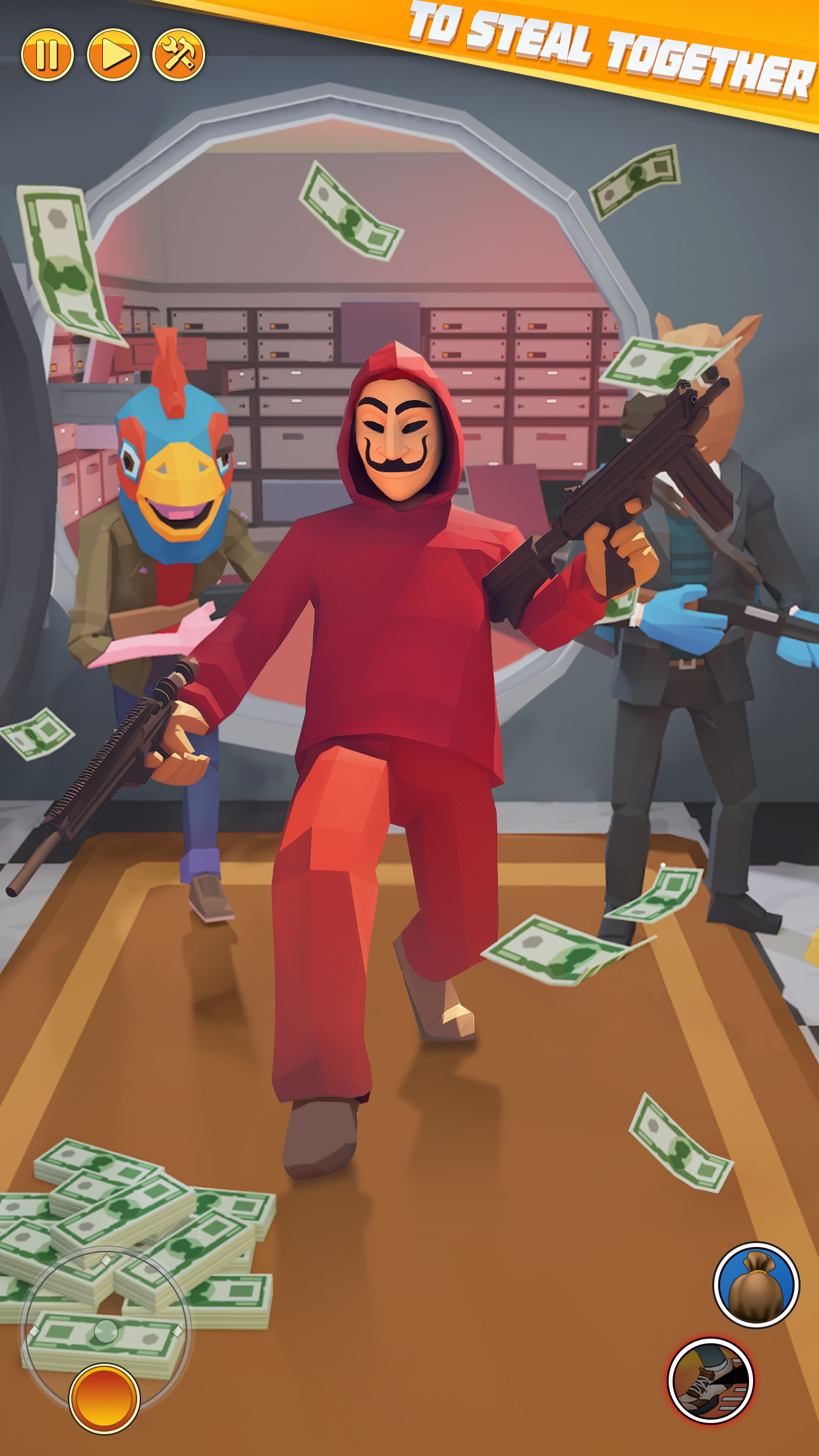 اسکرین شات 2 بازی Robbery Rob：Be A Billionaire