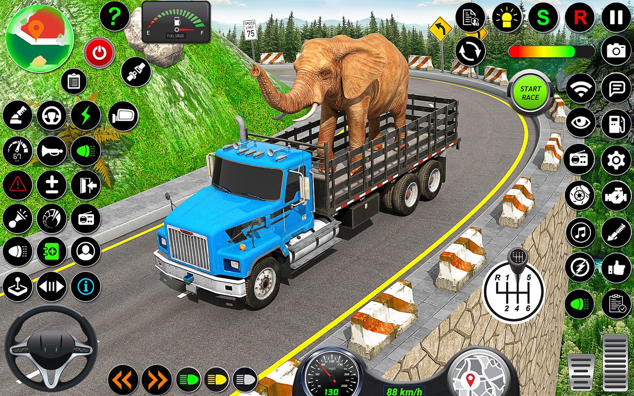 اسکرین شات 1 بازی Animal Transports Truck Games